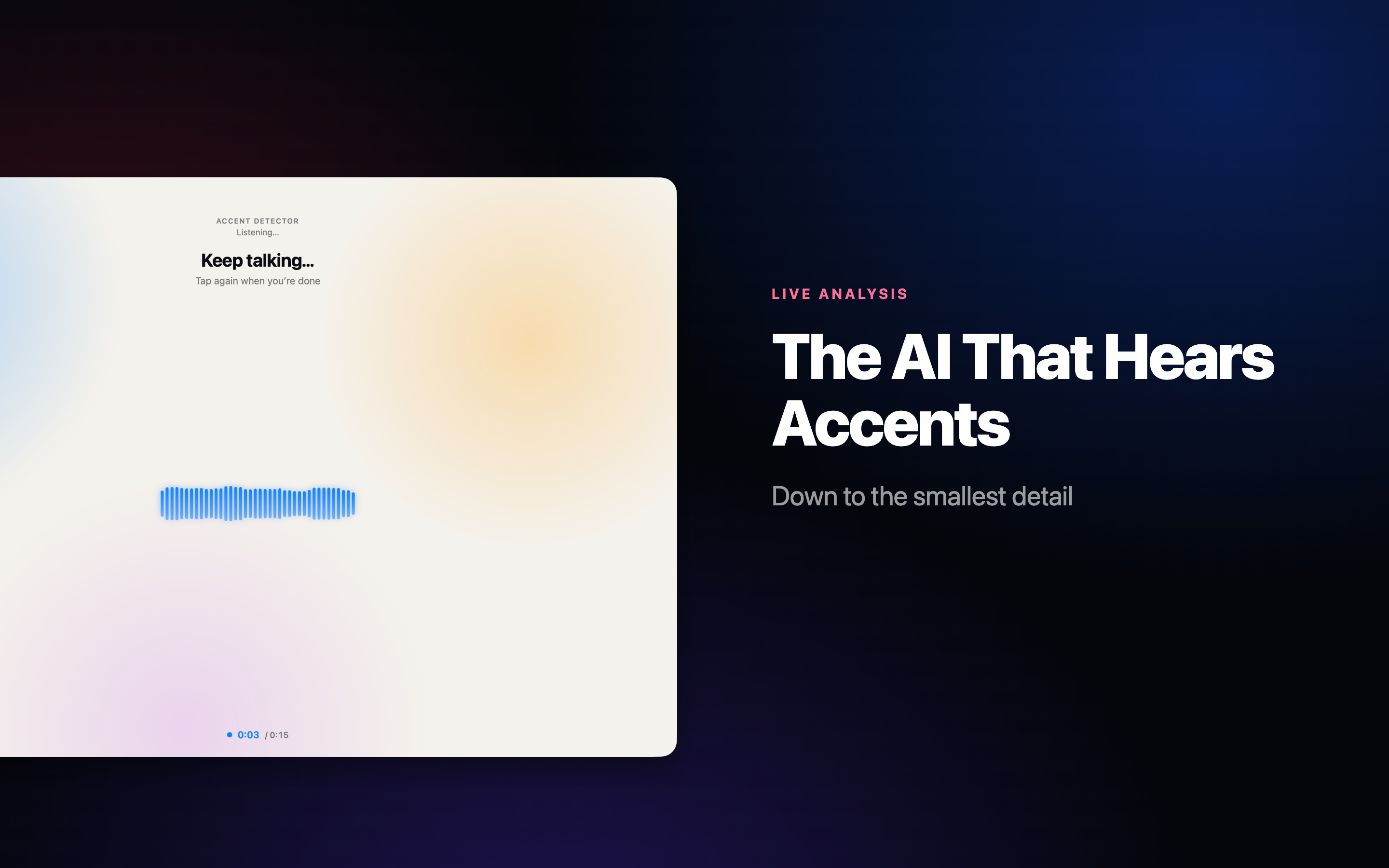 Accent Test on Mac, screen 3