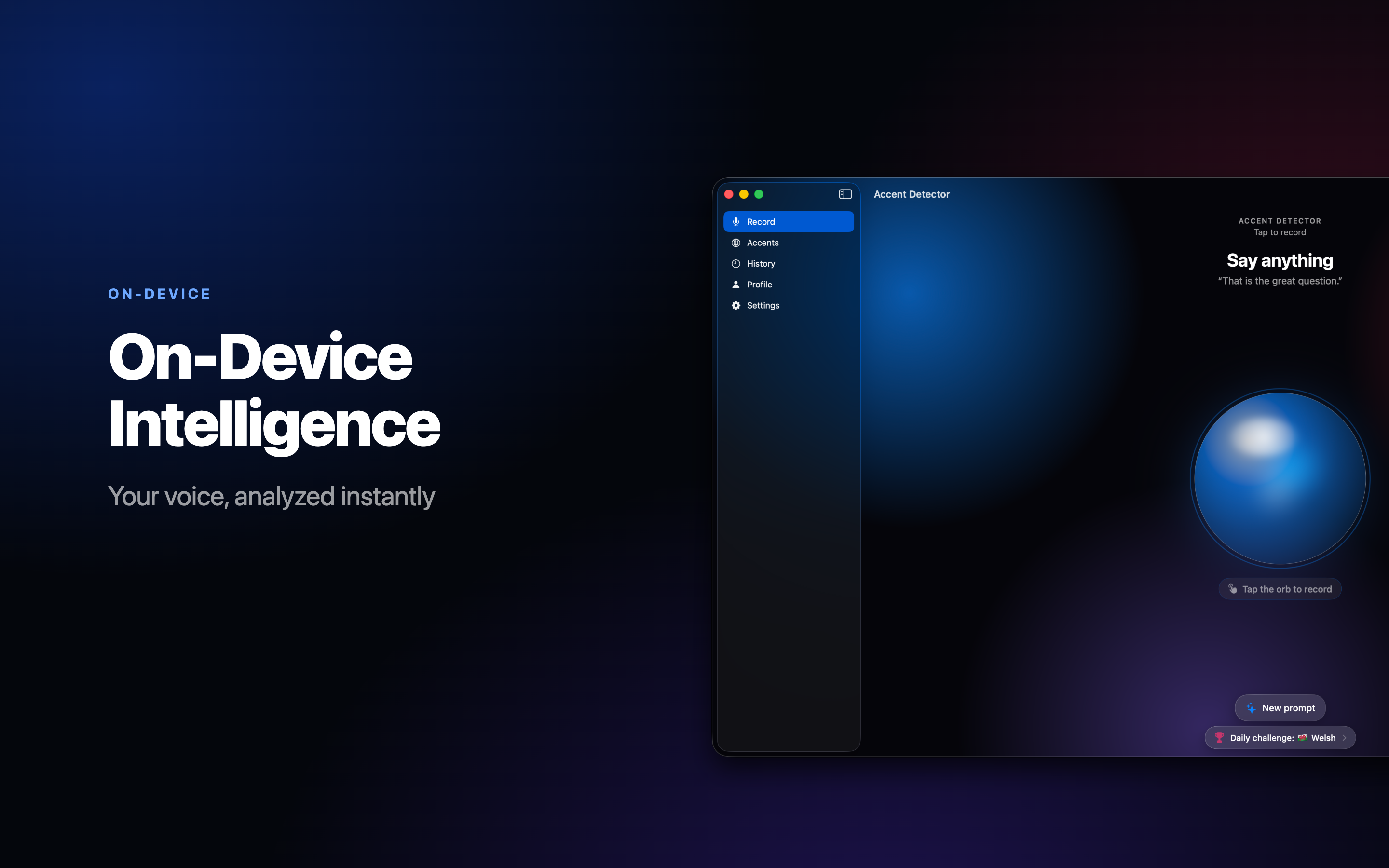 Accent Test on Mac, screen 8
