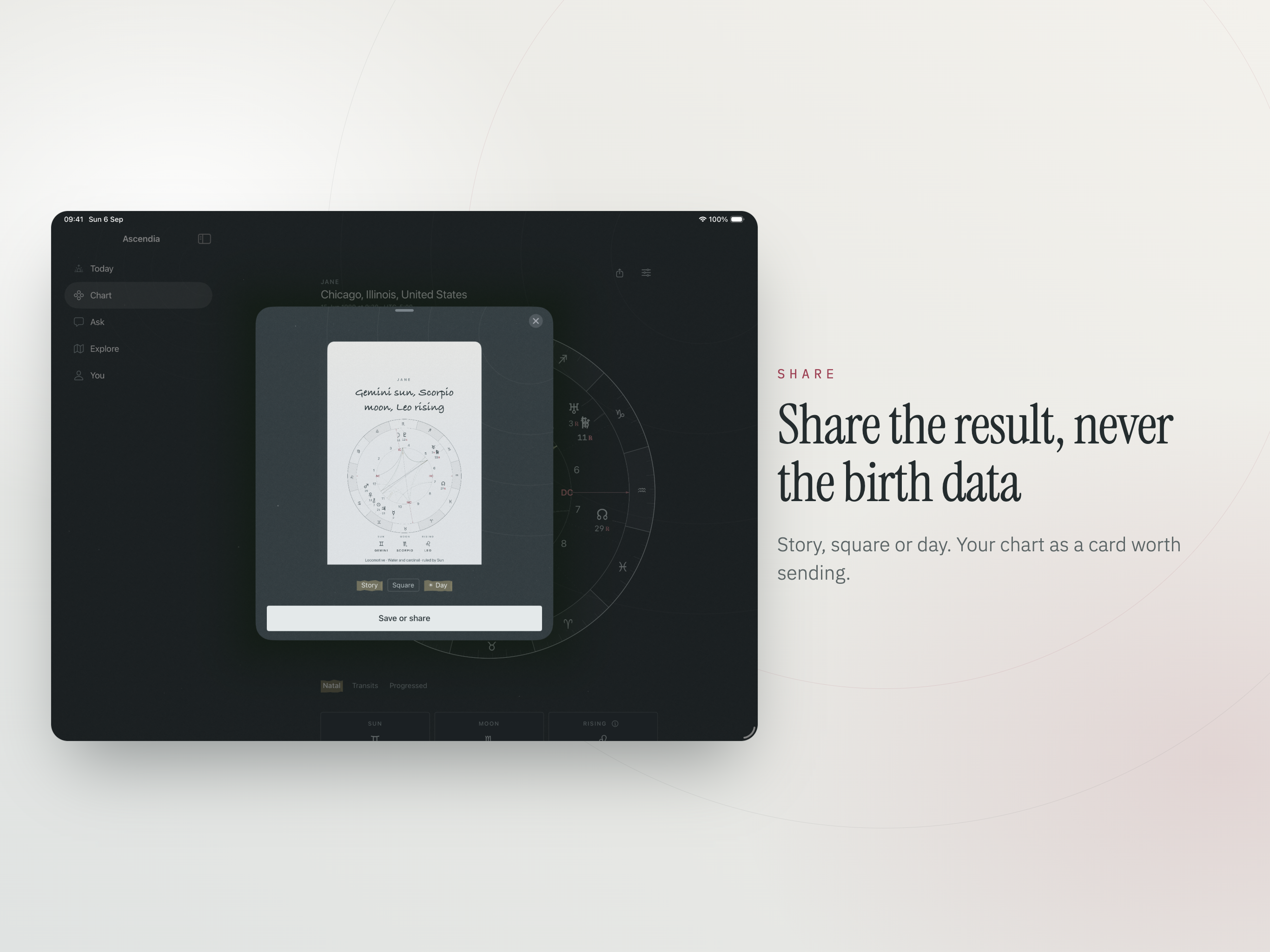 Ascendia on iPad, screen 8