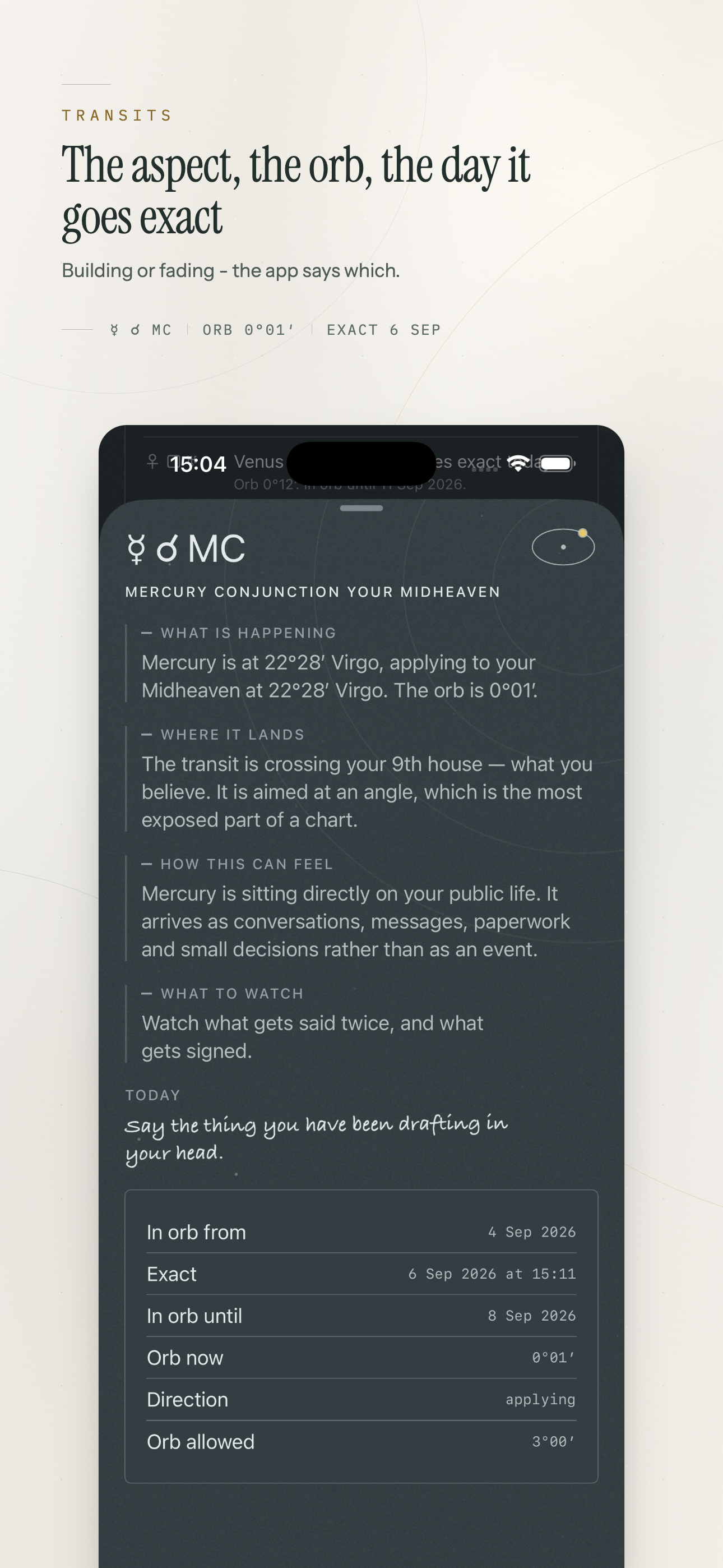 Ascendia on iPhone, screen 4