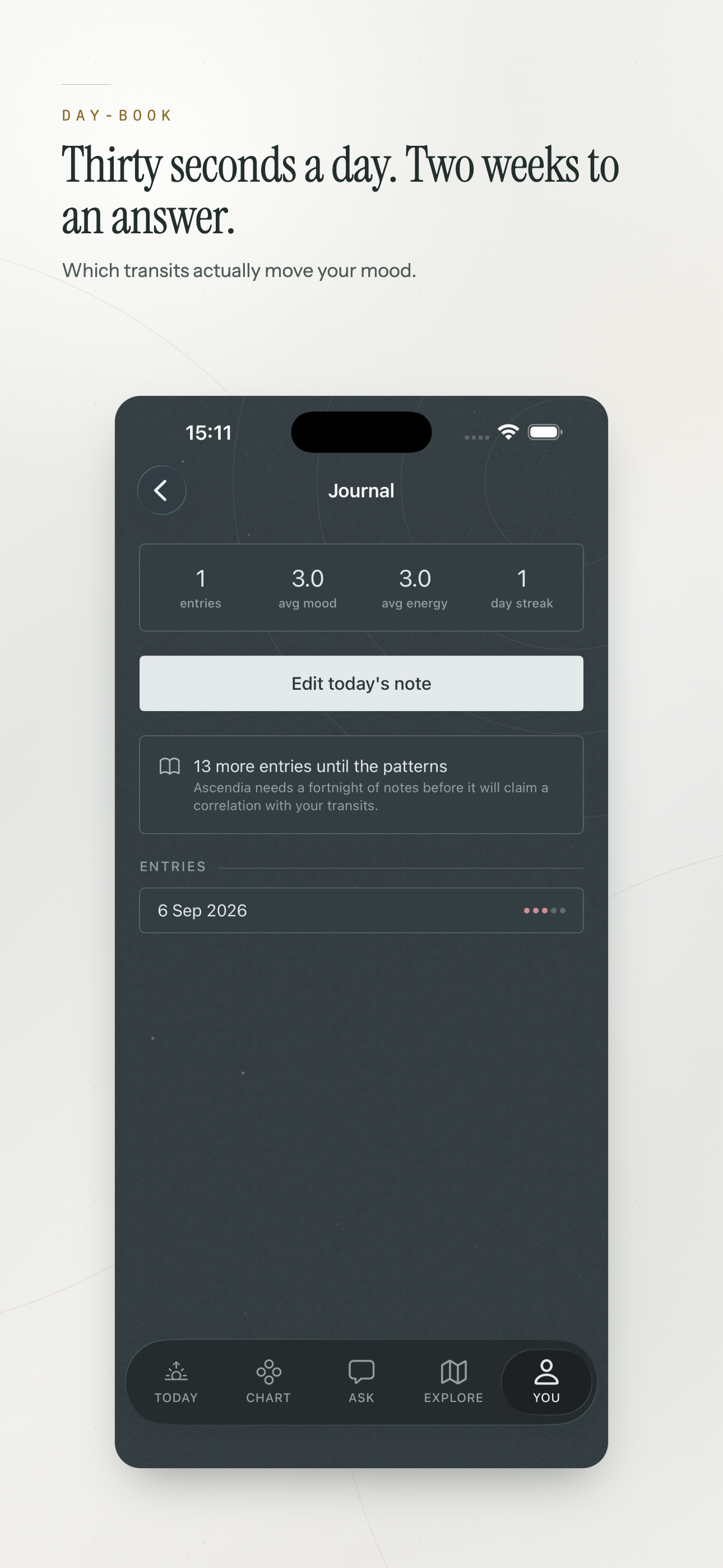Ascendia on iPhone, screen 9