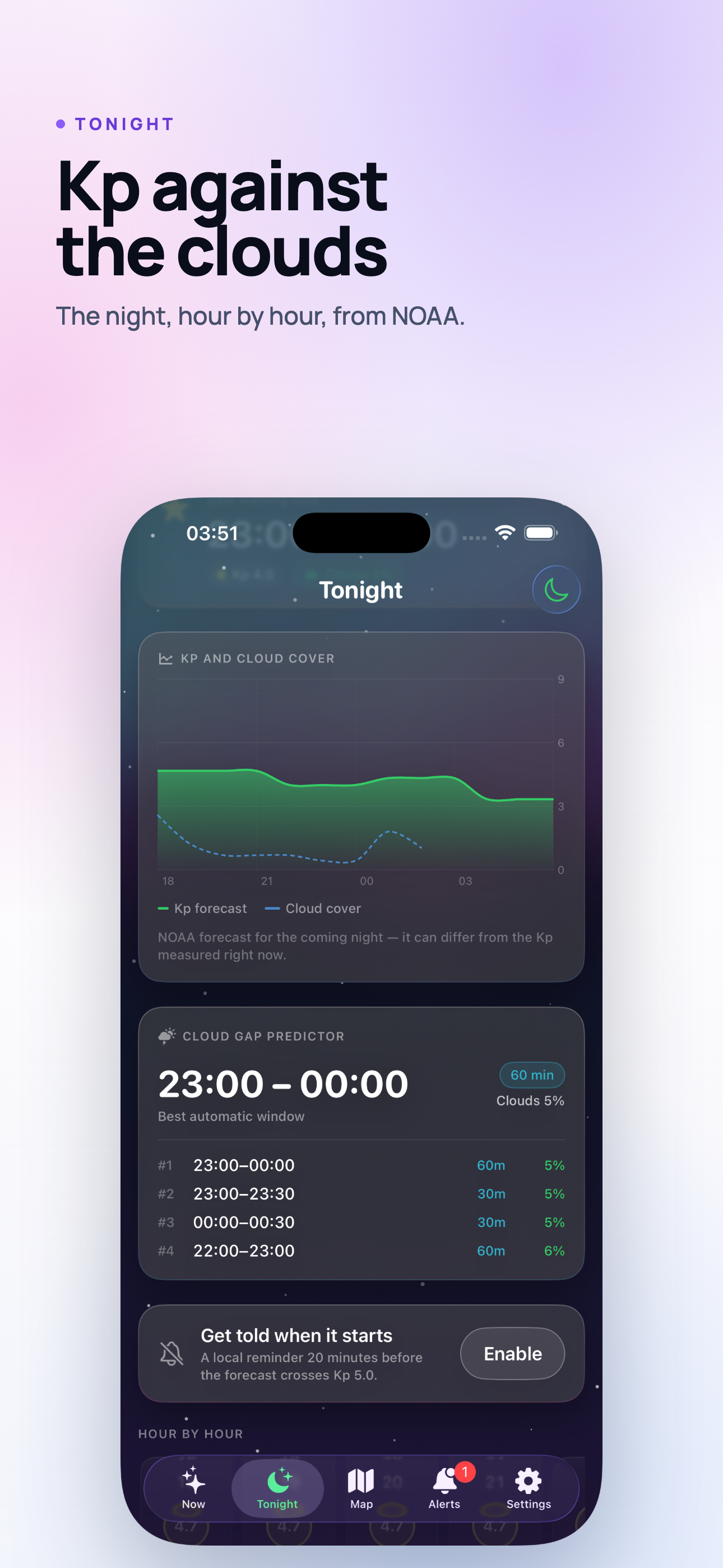 Aurora Forecast on iPhone, screen 4