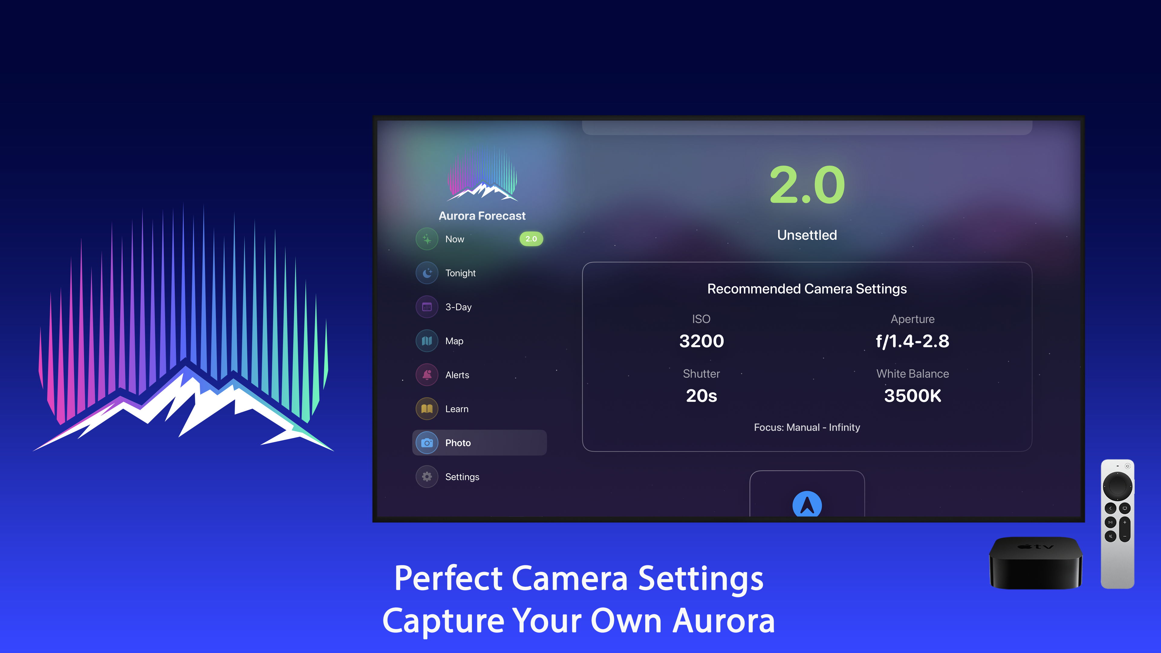 Northern Lights Forecast 4K Apple TV screenshot 10