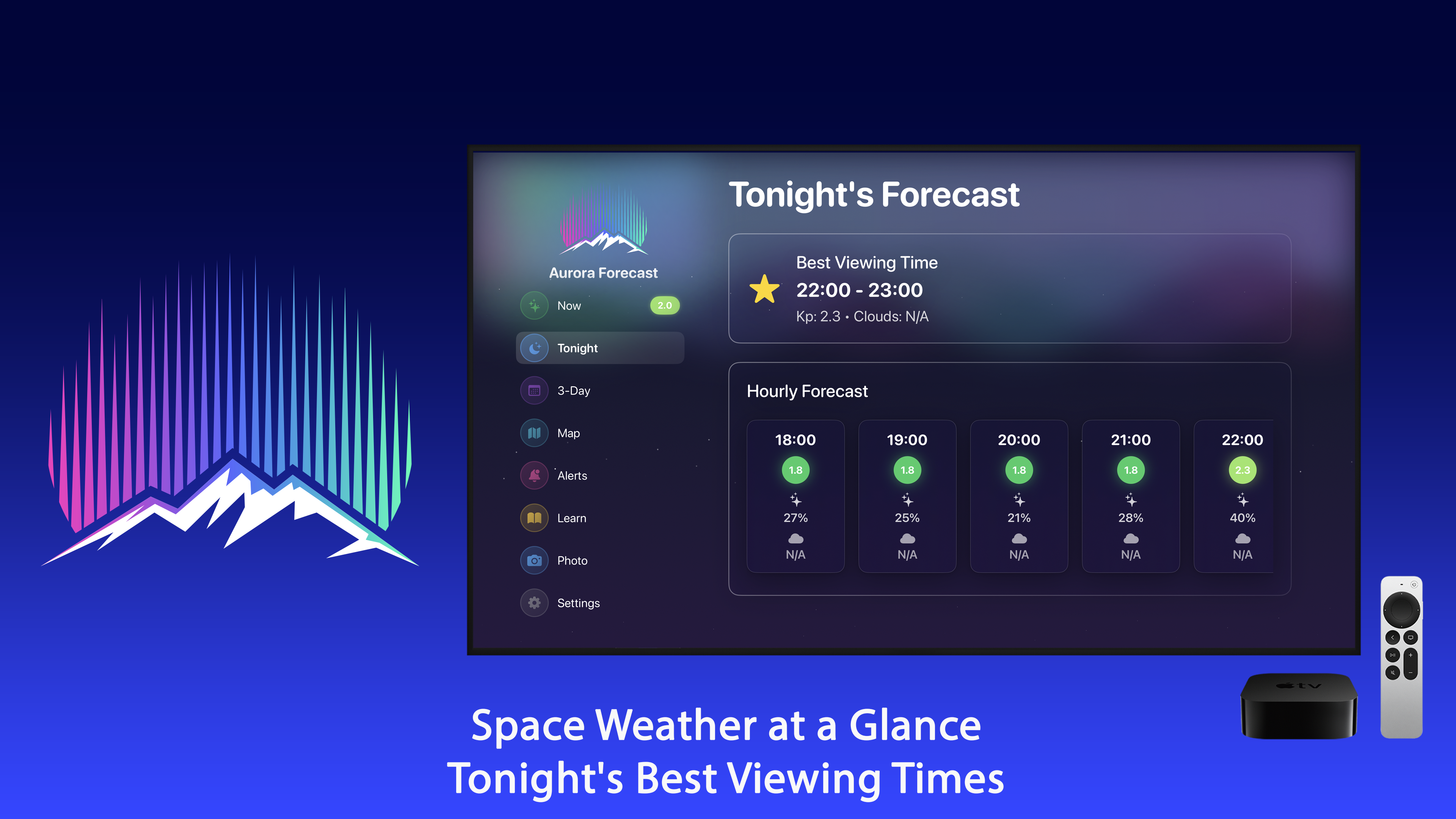 Northern Lights Forecast 4K Apple TV screenshot 6