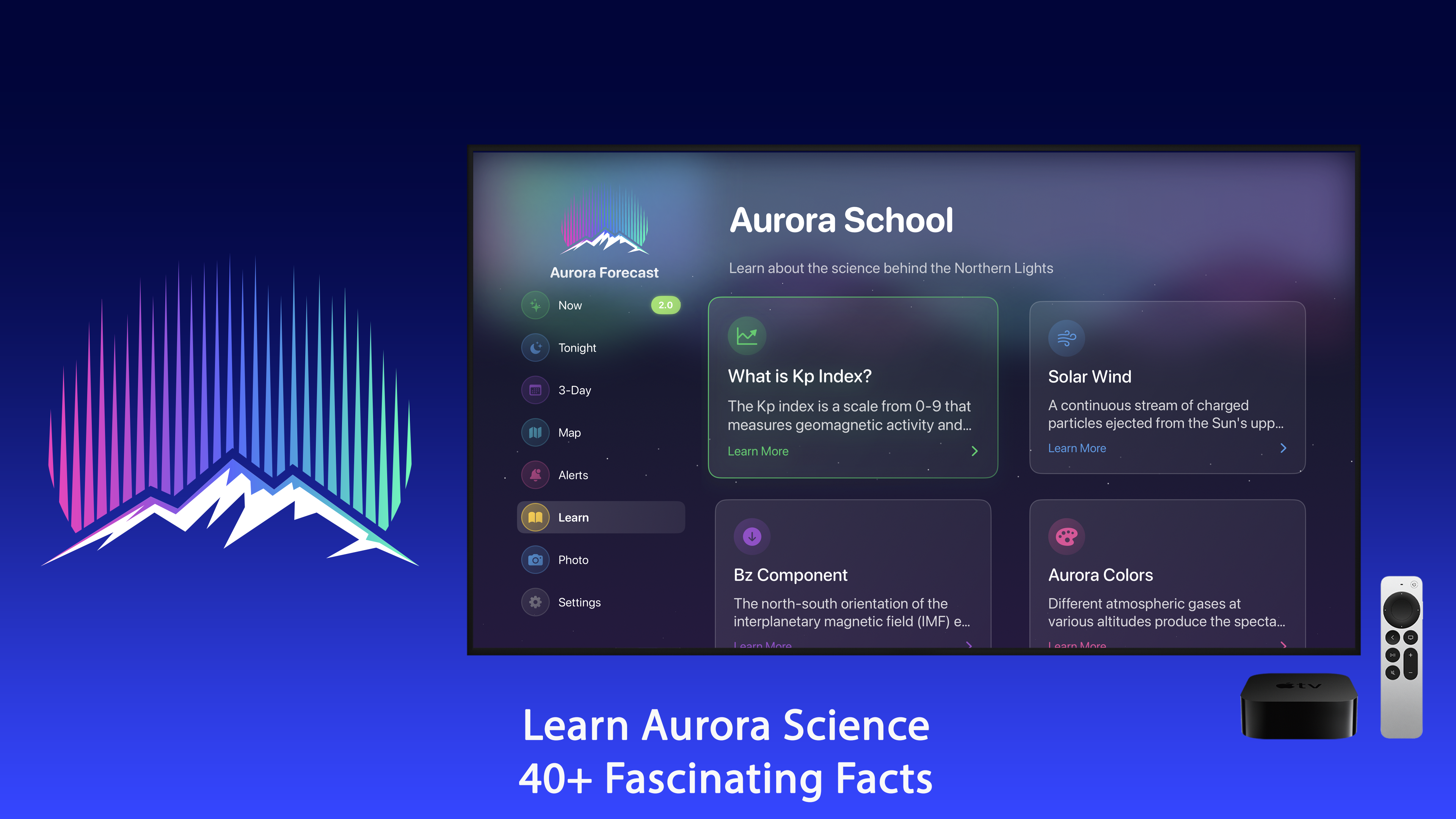 Northern Lights Forecast 4K Apple TV screenshot 7
