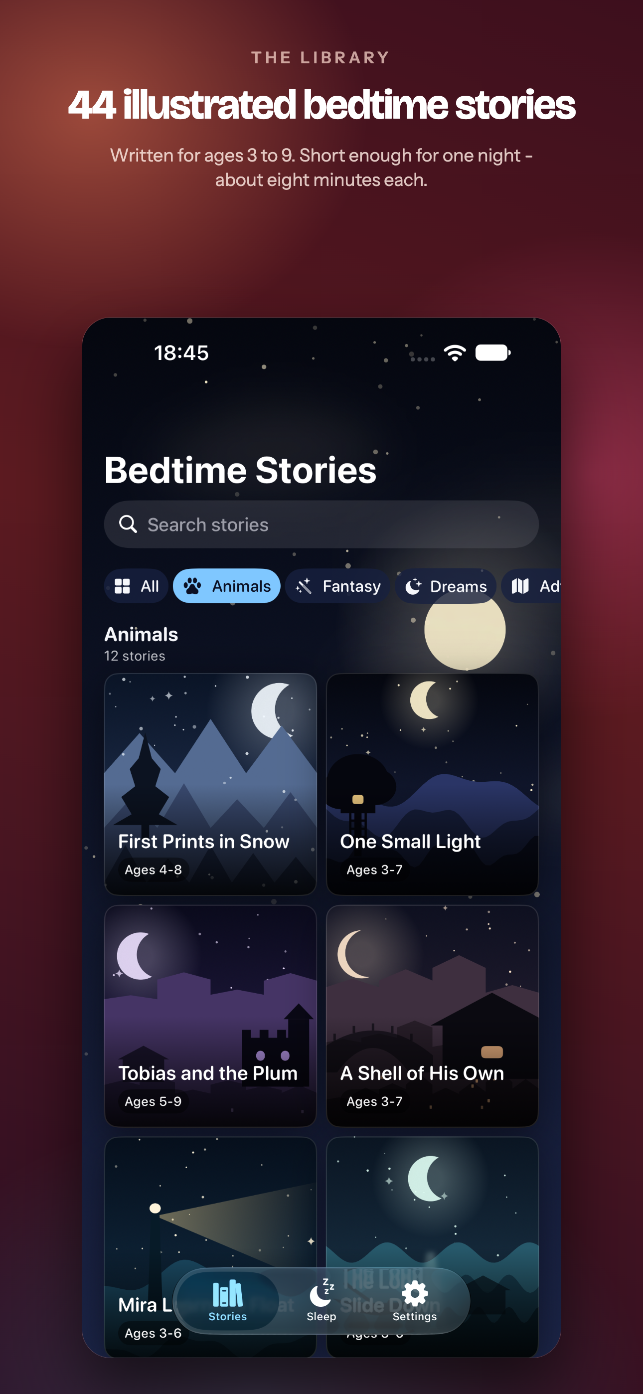 Bedtime Stories iPhone screenshot 2