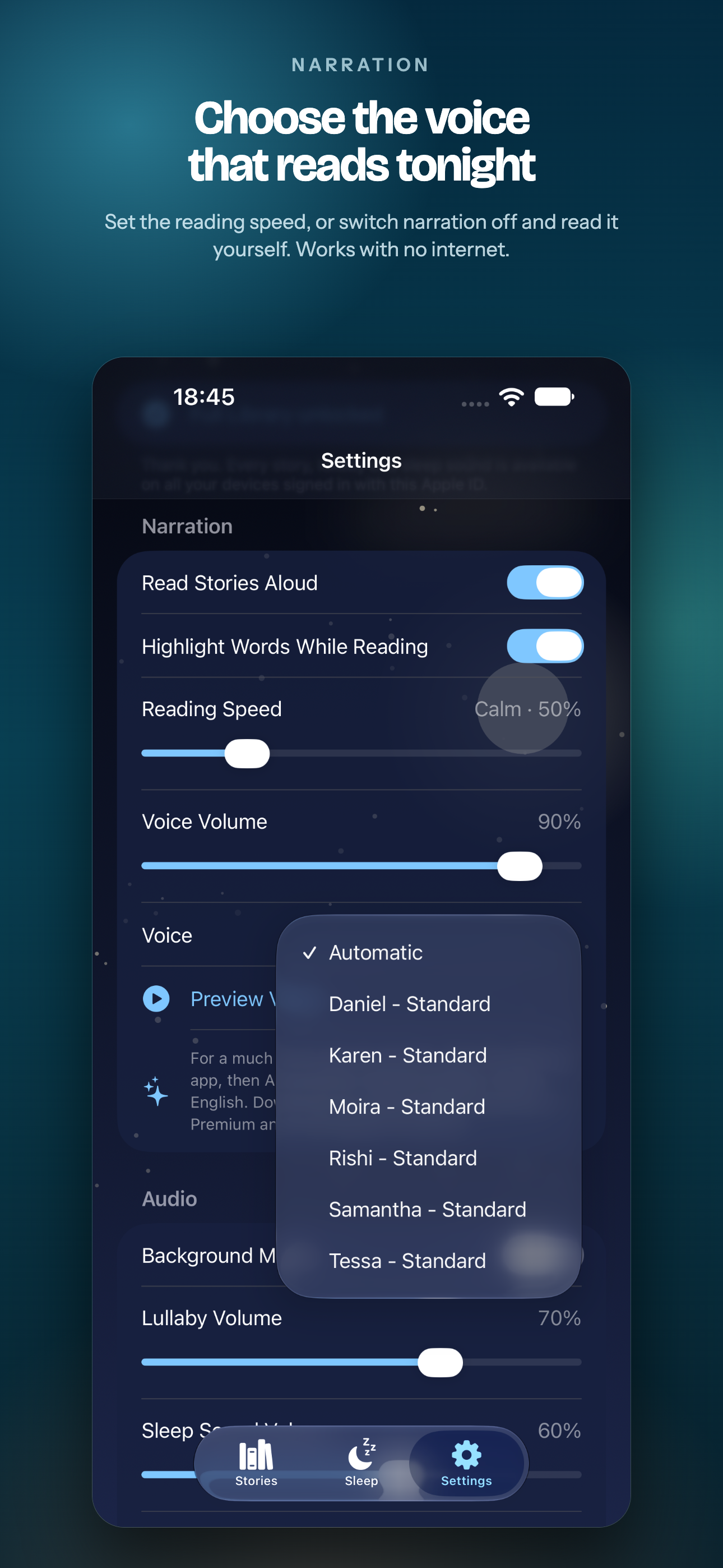 Bedtime Stories iPhone screenshot 4