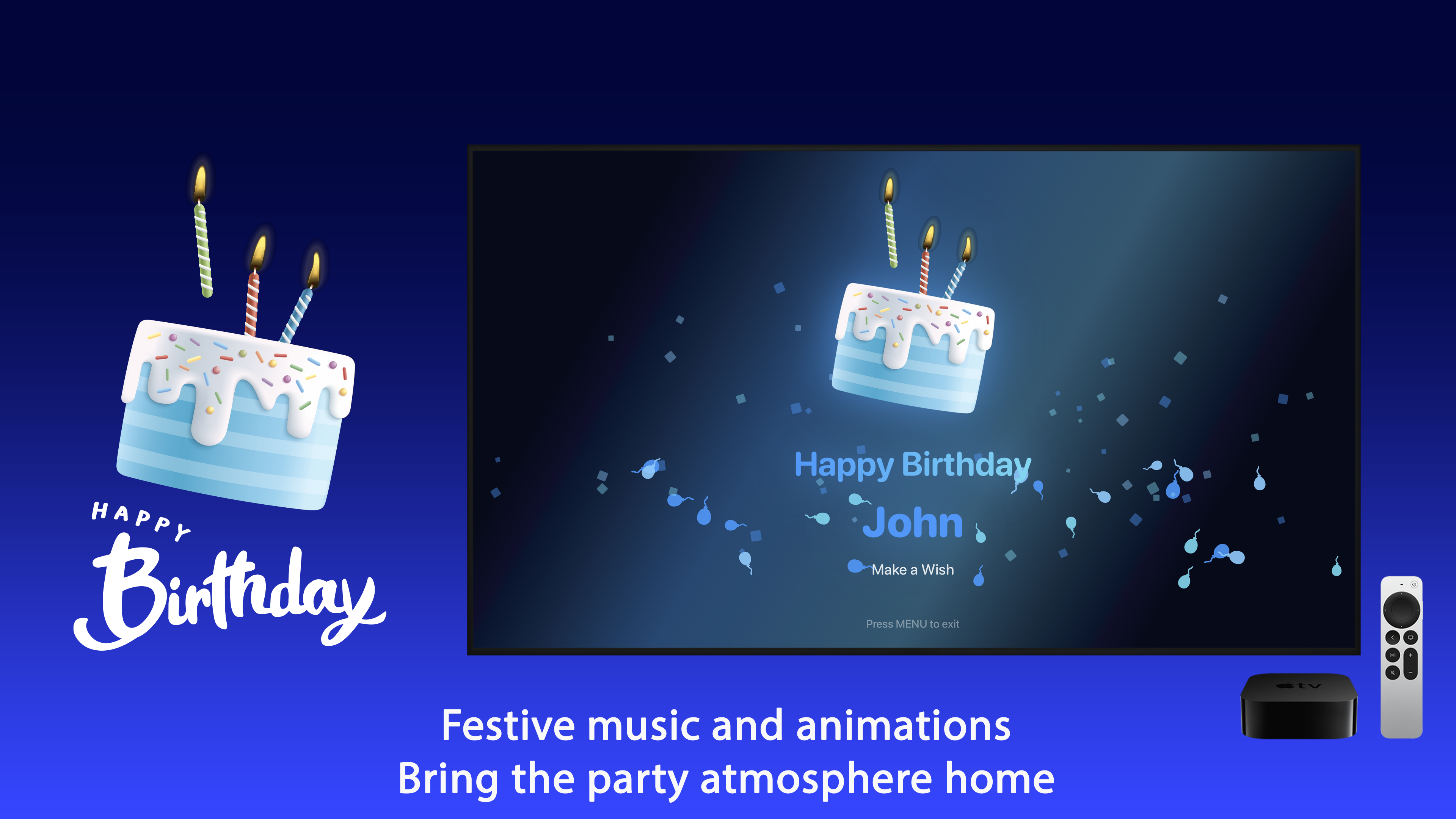 Happy Birthday Cards Apple TV screenshot 5