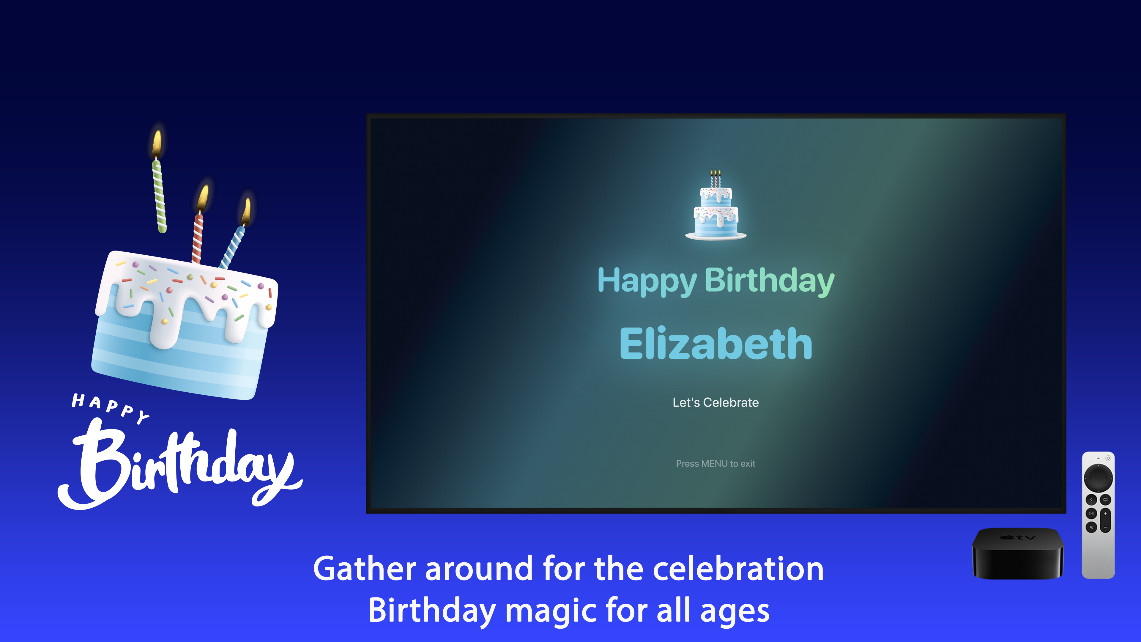 Happy Birthday Cards Apple TV screenshot 6