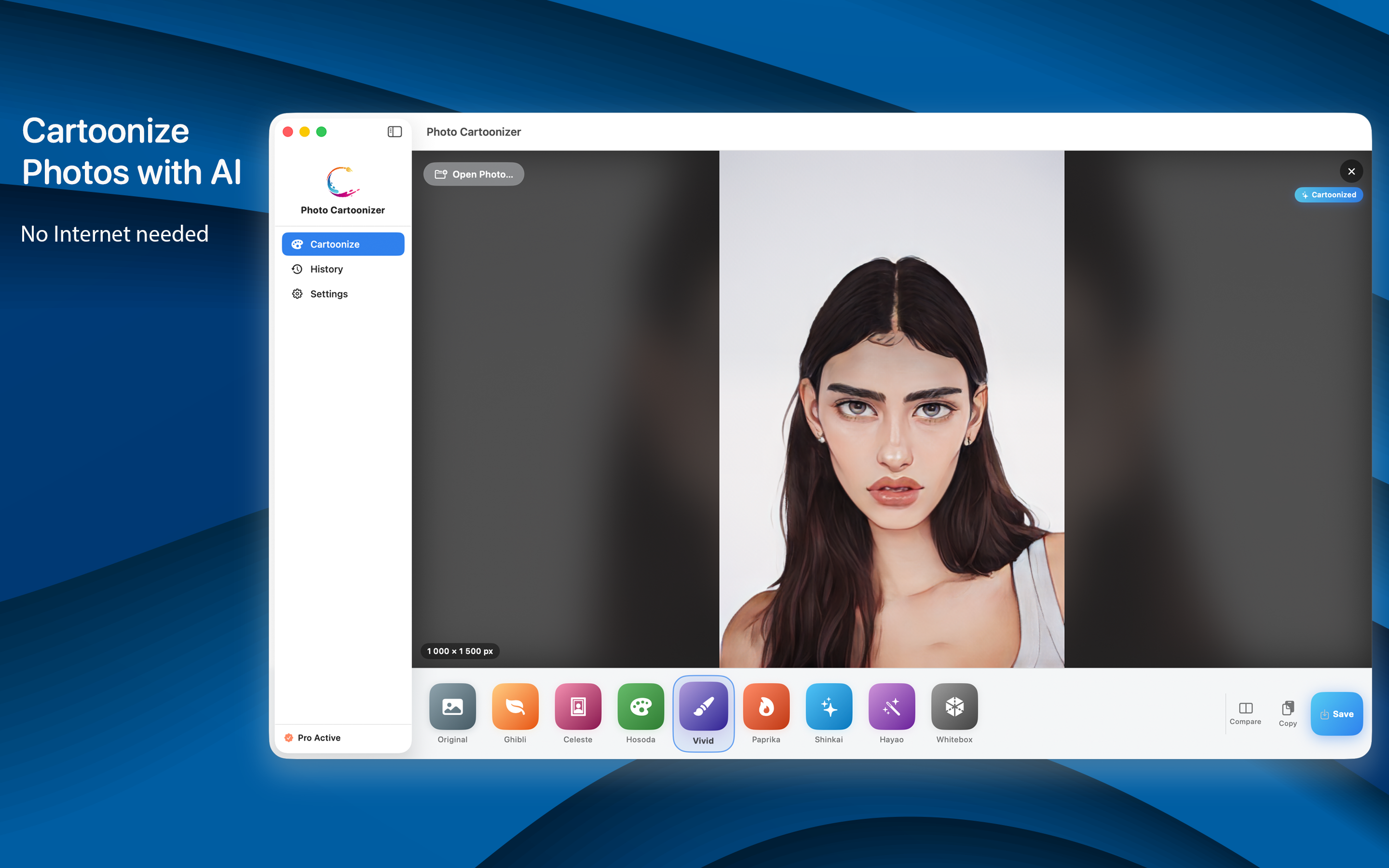 Photo Cartoonizer Mac screenshot 2