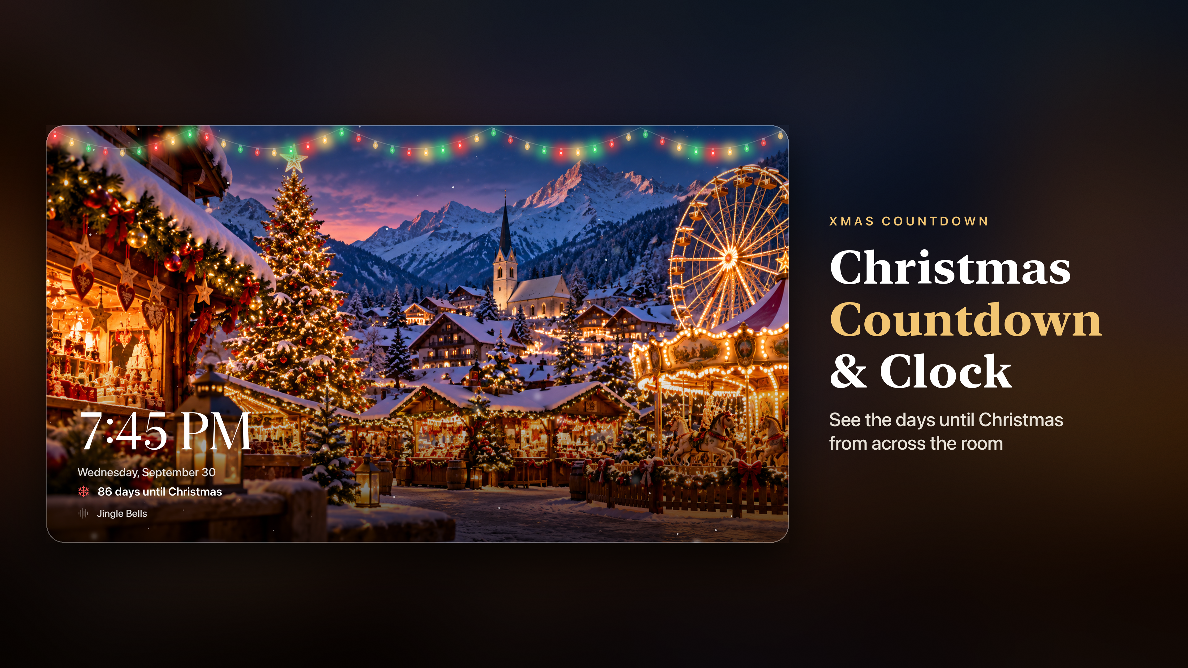 Christmas Music & Carols 4K on Apple TV, screen 3