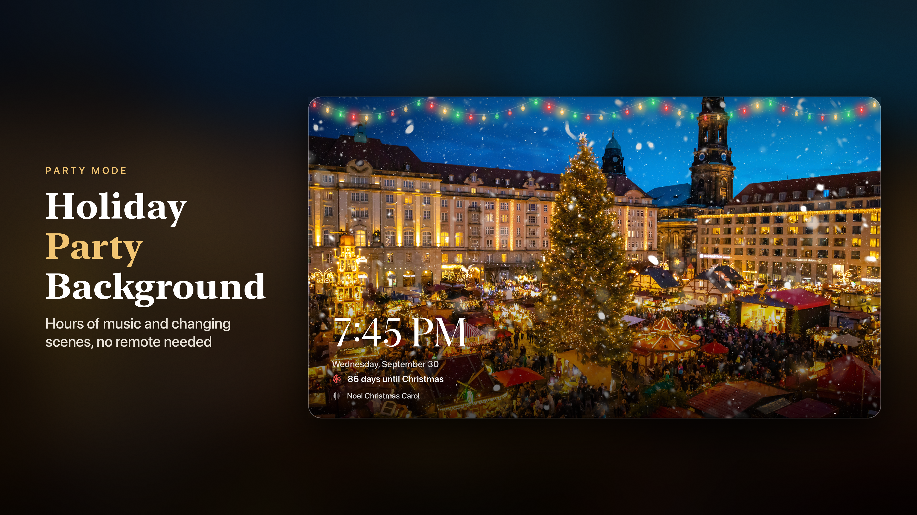 Christmas Music & Carols 4K on Apple TV, screen 9