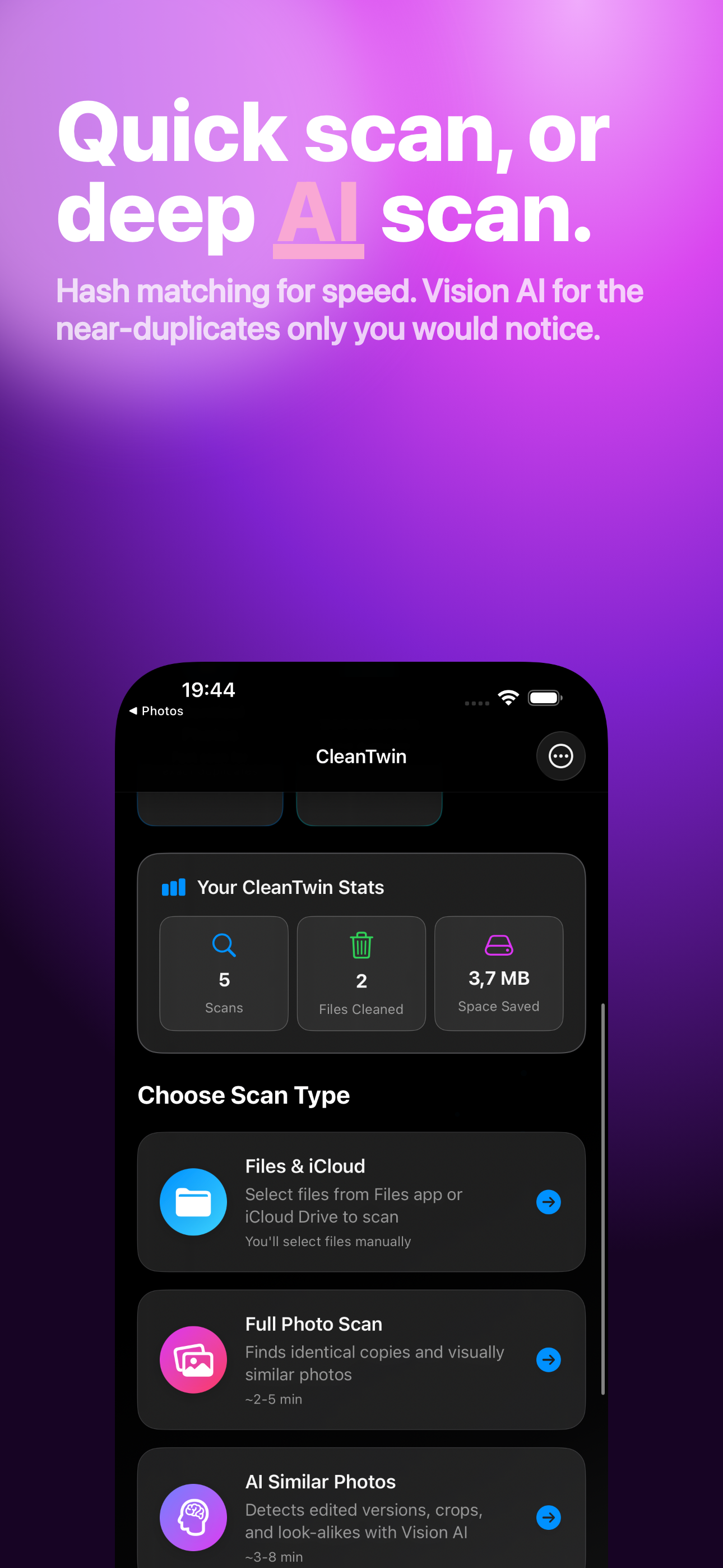 CleanTwin iPhone screenshot 7