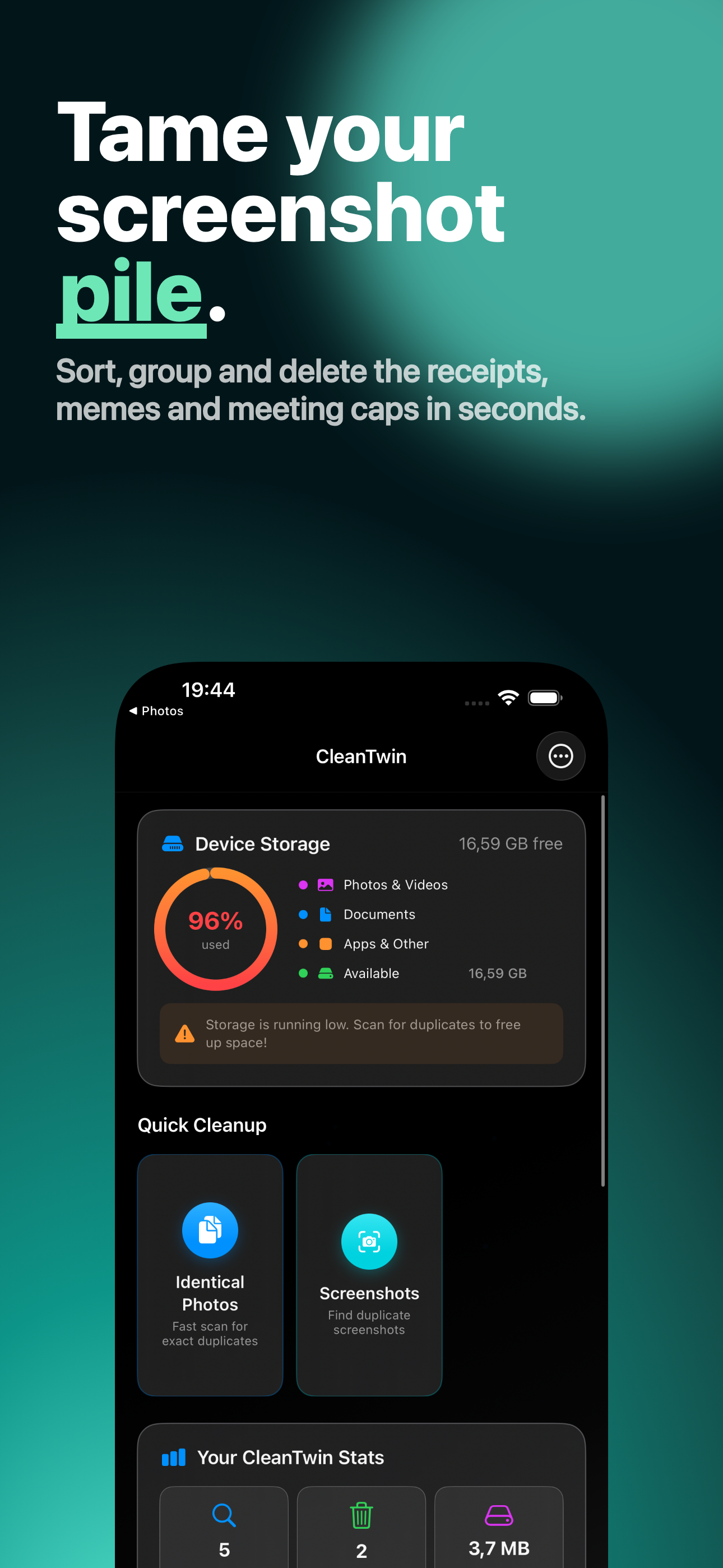 CleanTwin iPhone screenshot 8
