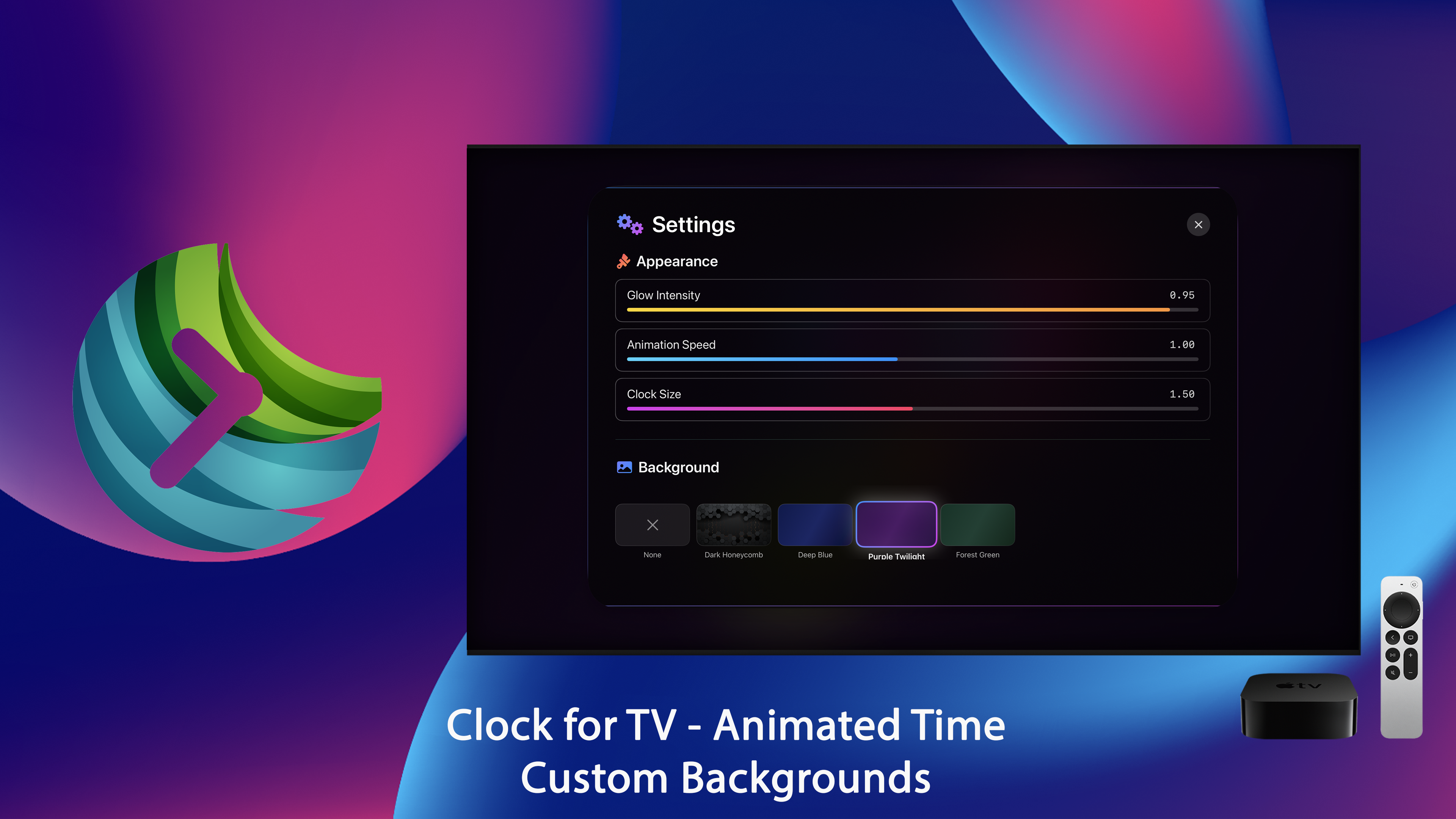 Clock for TV Apple TV screenshot 4