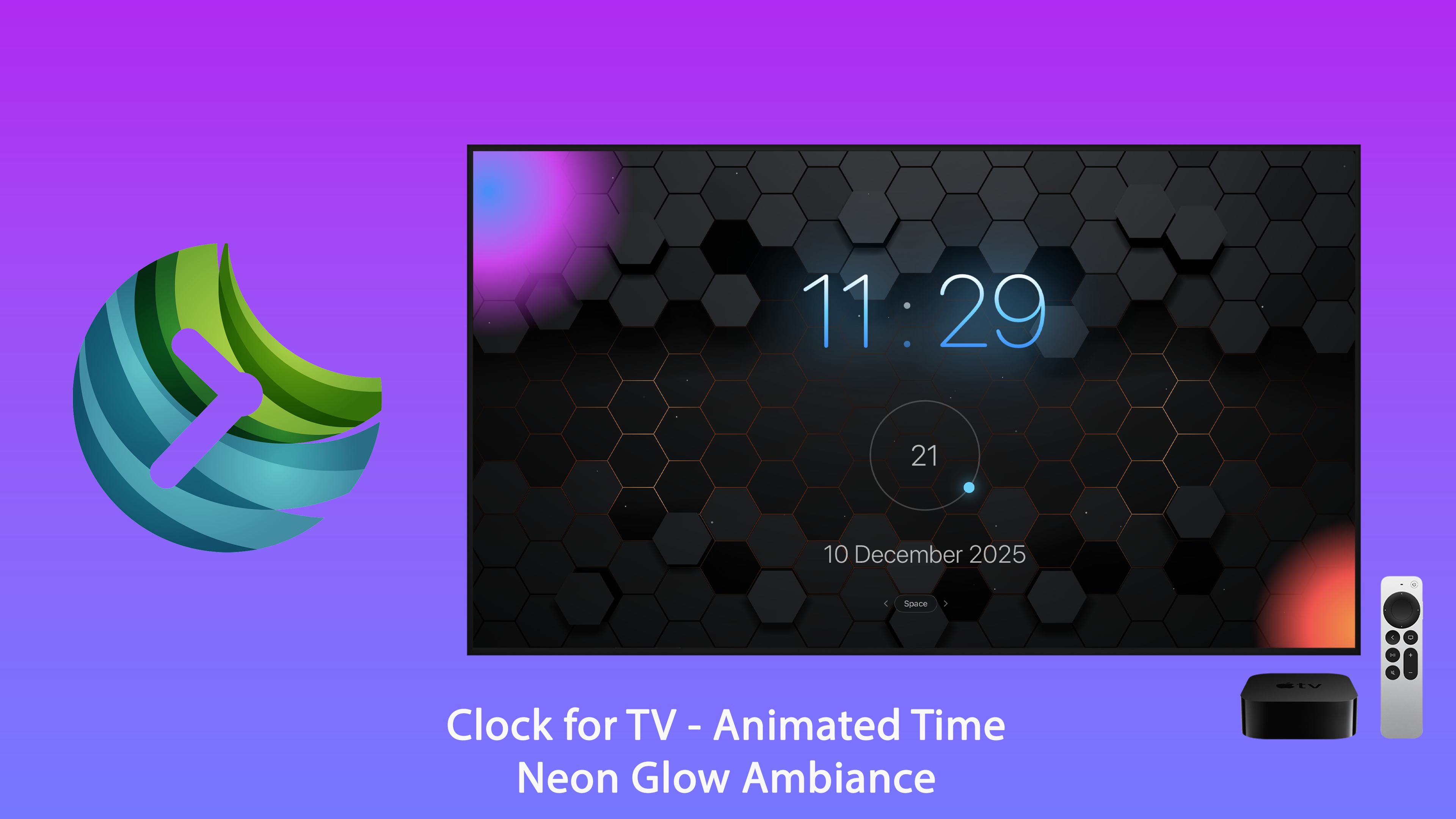 Clock for TV Apple TV screenshot 7