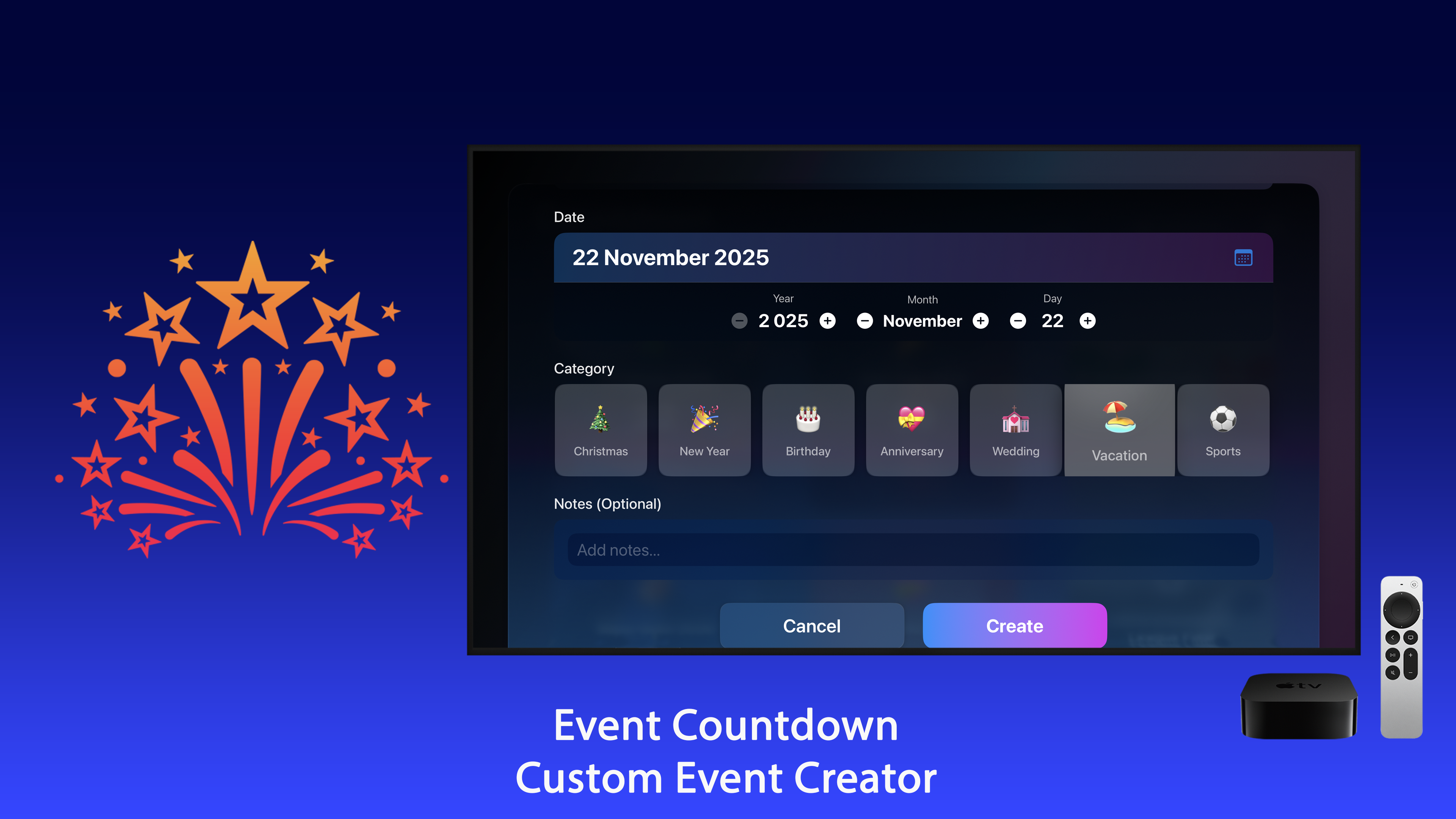 Event Countdown Apple TV screenshot 4