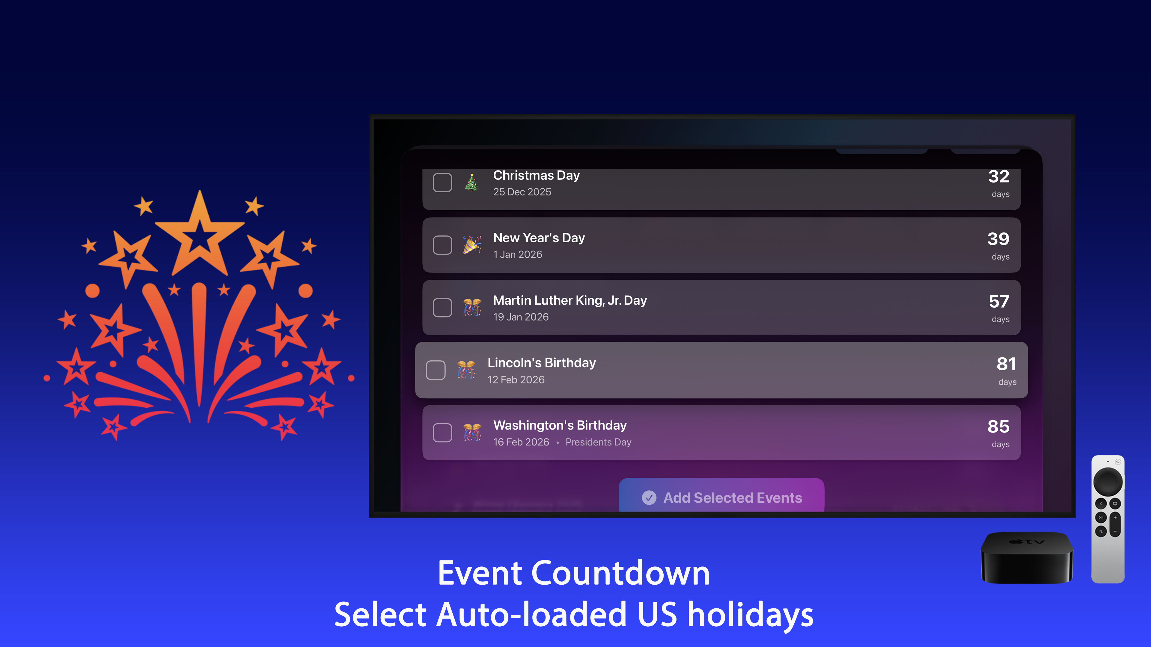 Event Countdown Apple TV screenshot 6