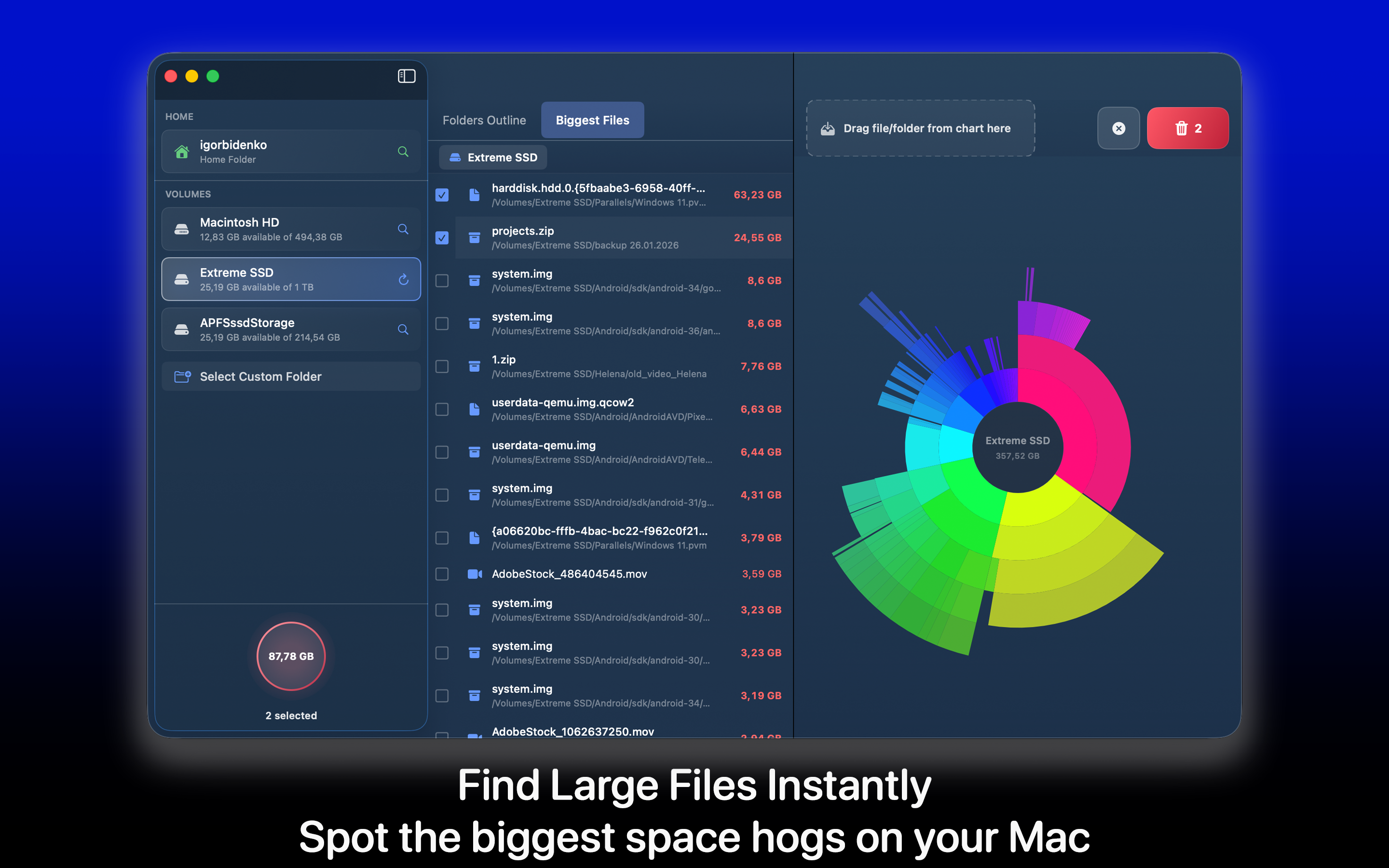 DiskSpace screenshot 2