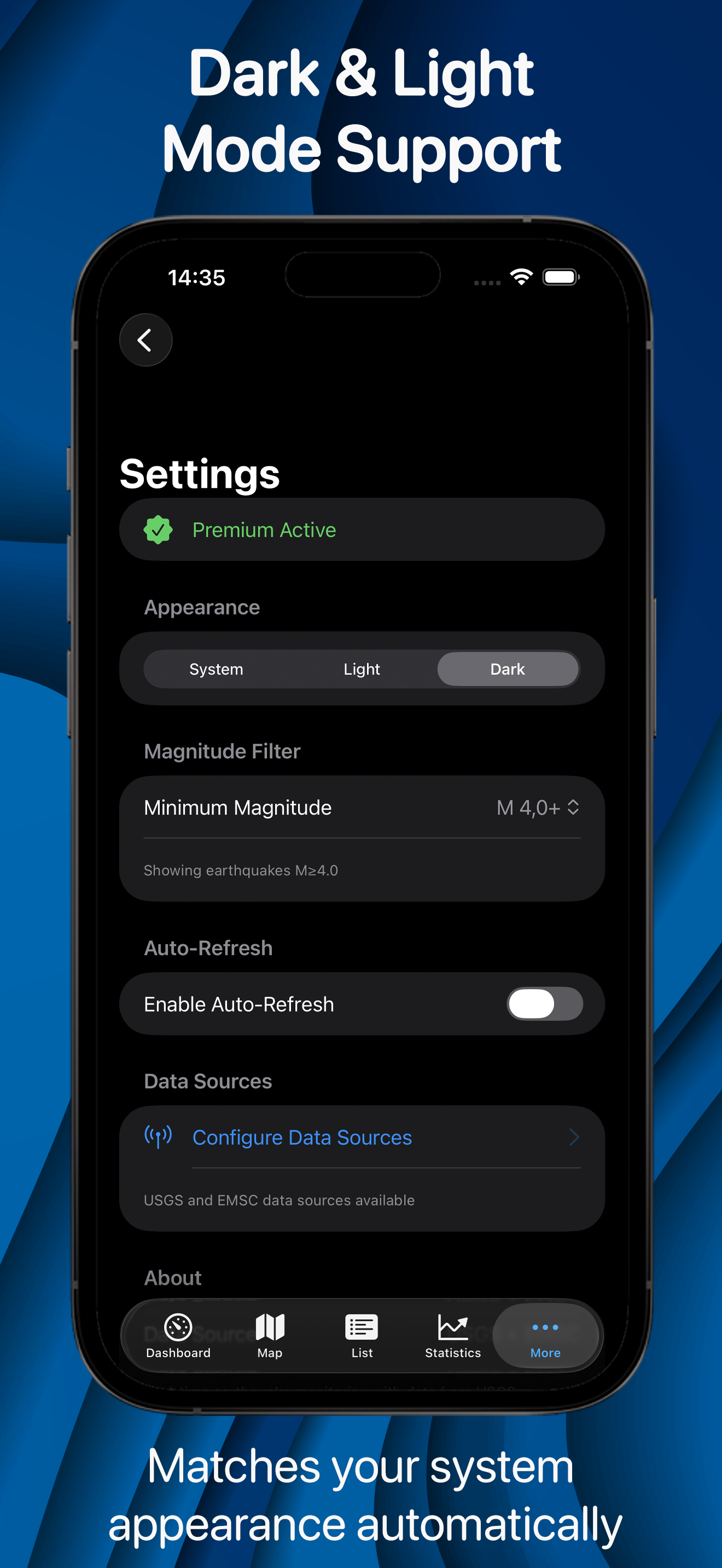 Earthquake Monitor iPhone screenshot 5