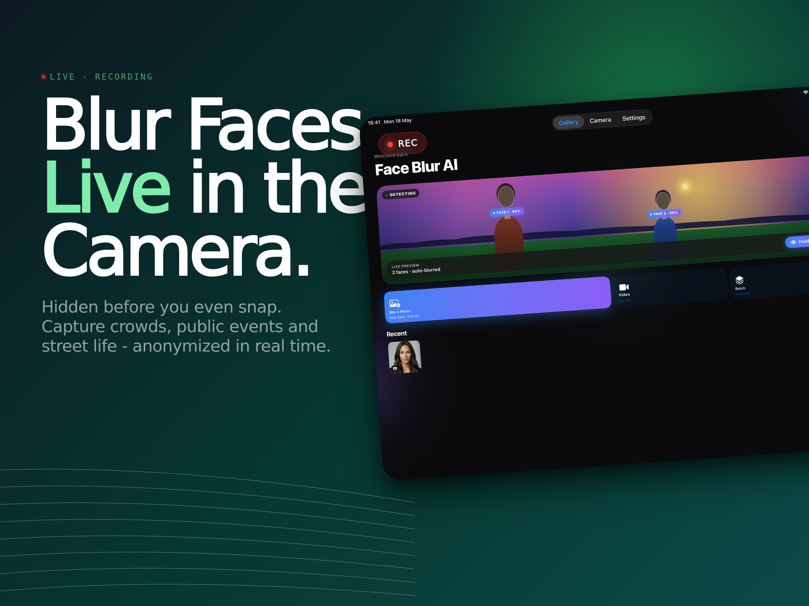 Face Blur AI iPad screenshot 6