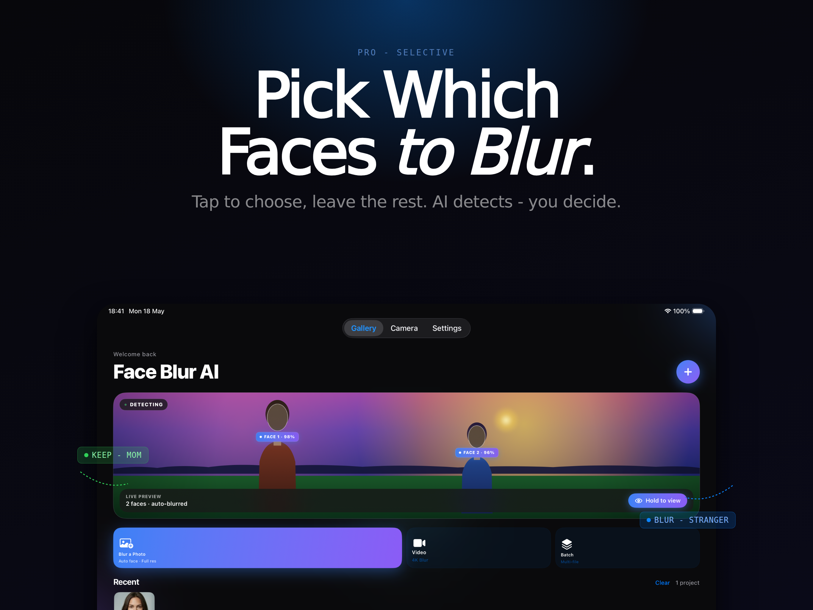 Face Blur AI iPad screenshot 9