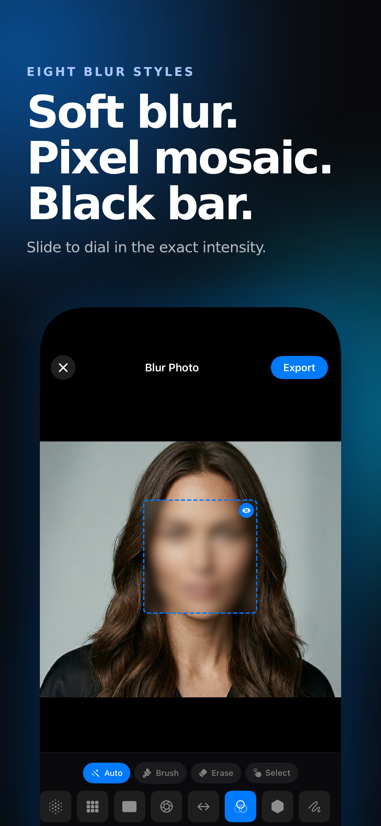 Face Blur AI iPhone screenshot 3