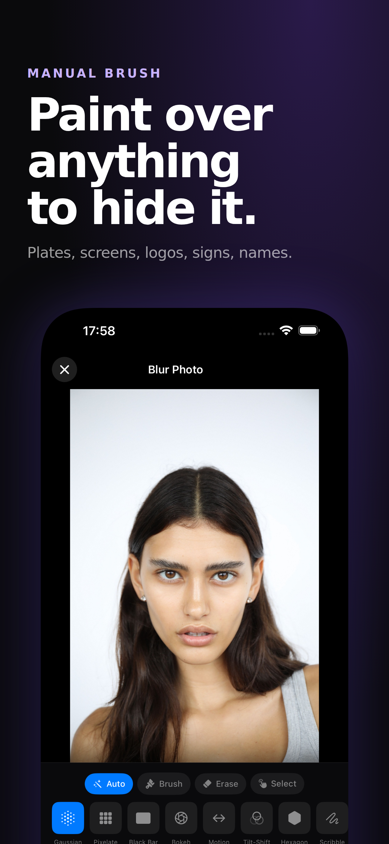 Face Blur AI iPhone screenshot 4