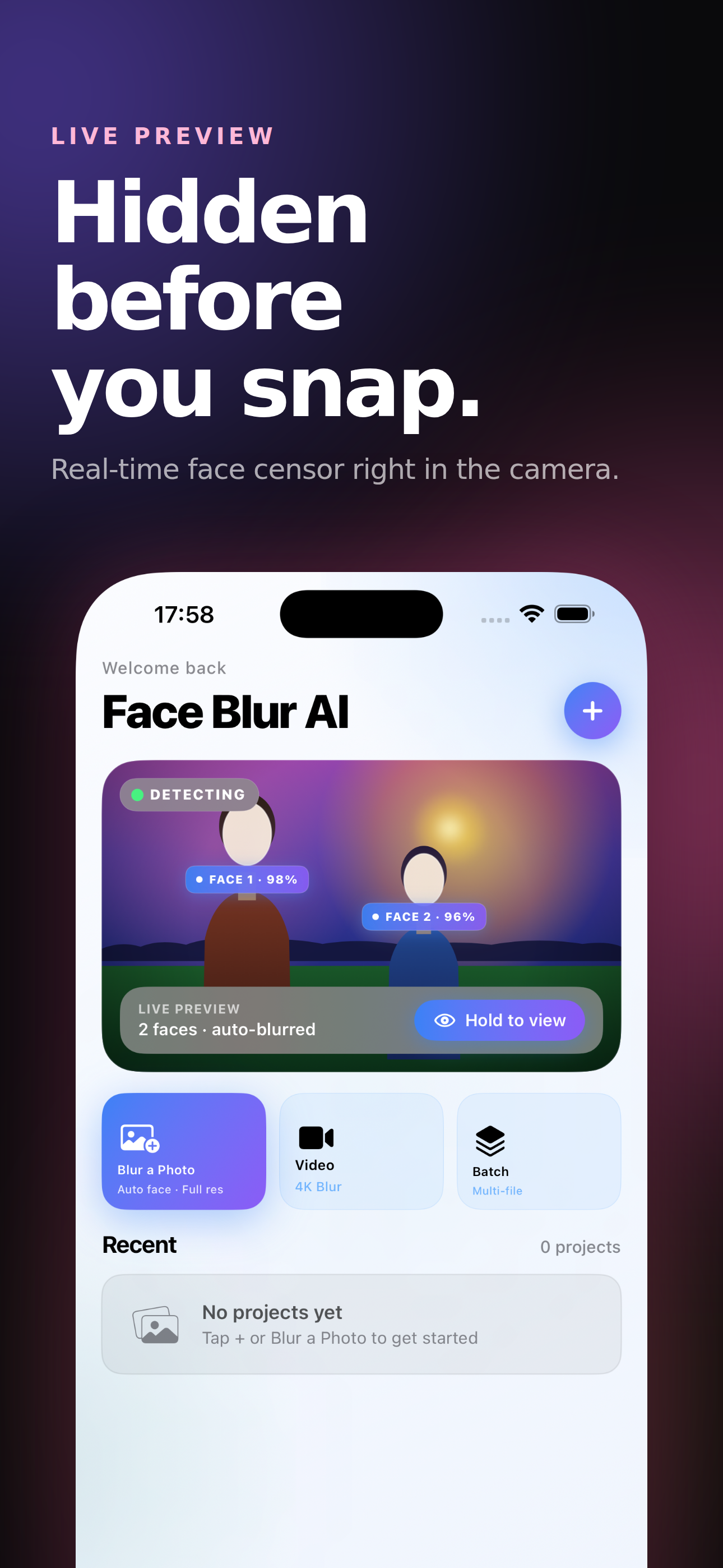 Face Blur AI iPhone screenshot 6
