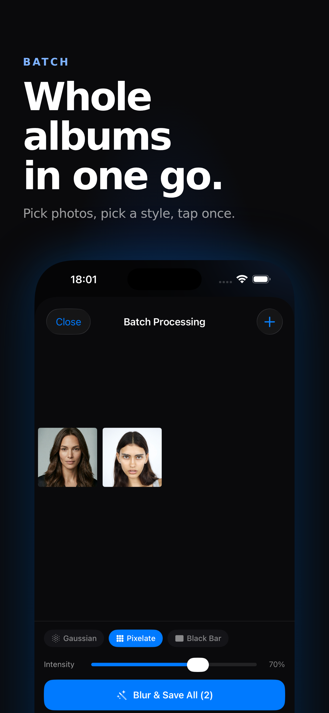 Face Blur AI iPhone screenshot 7