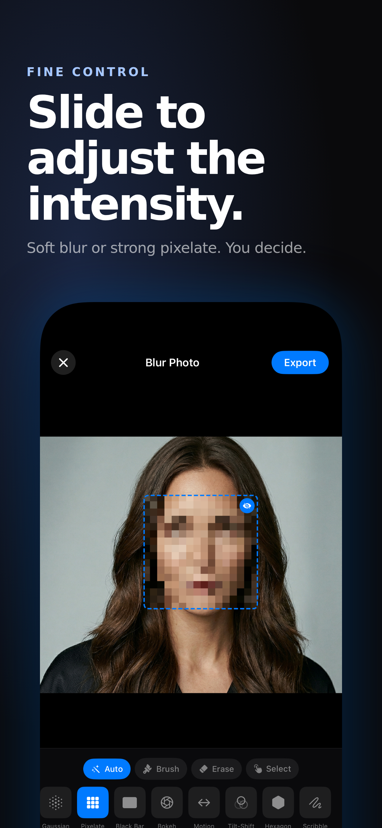 Face Blur AI iPhone screenshot 9