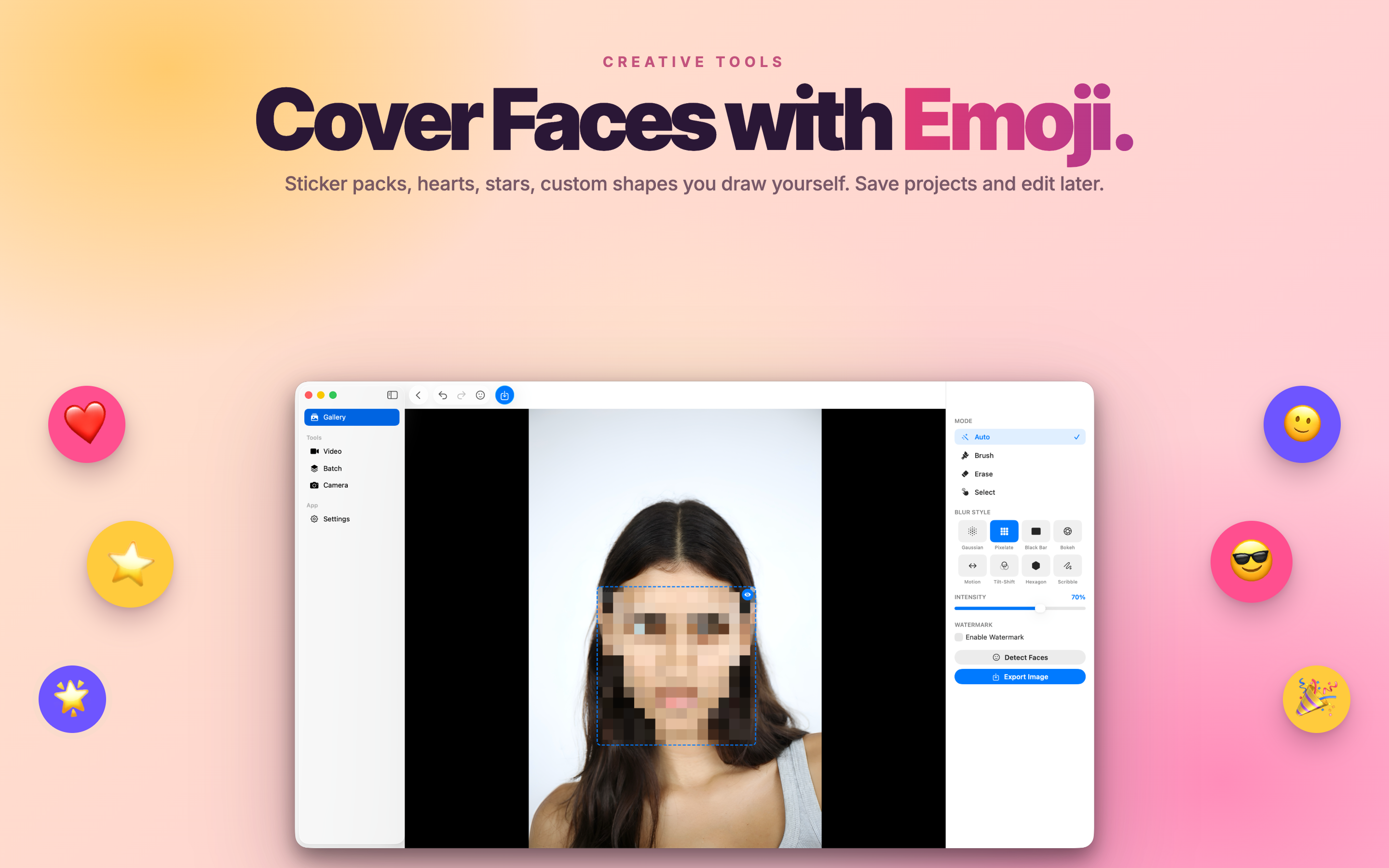 Face Blur AI Mac screenshot 10