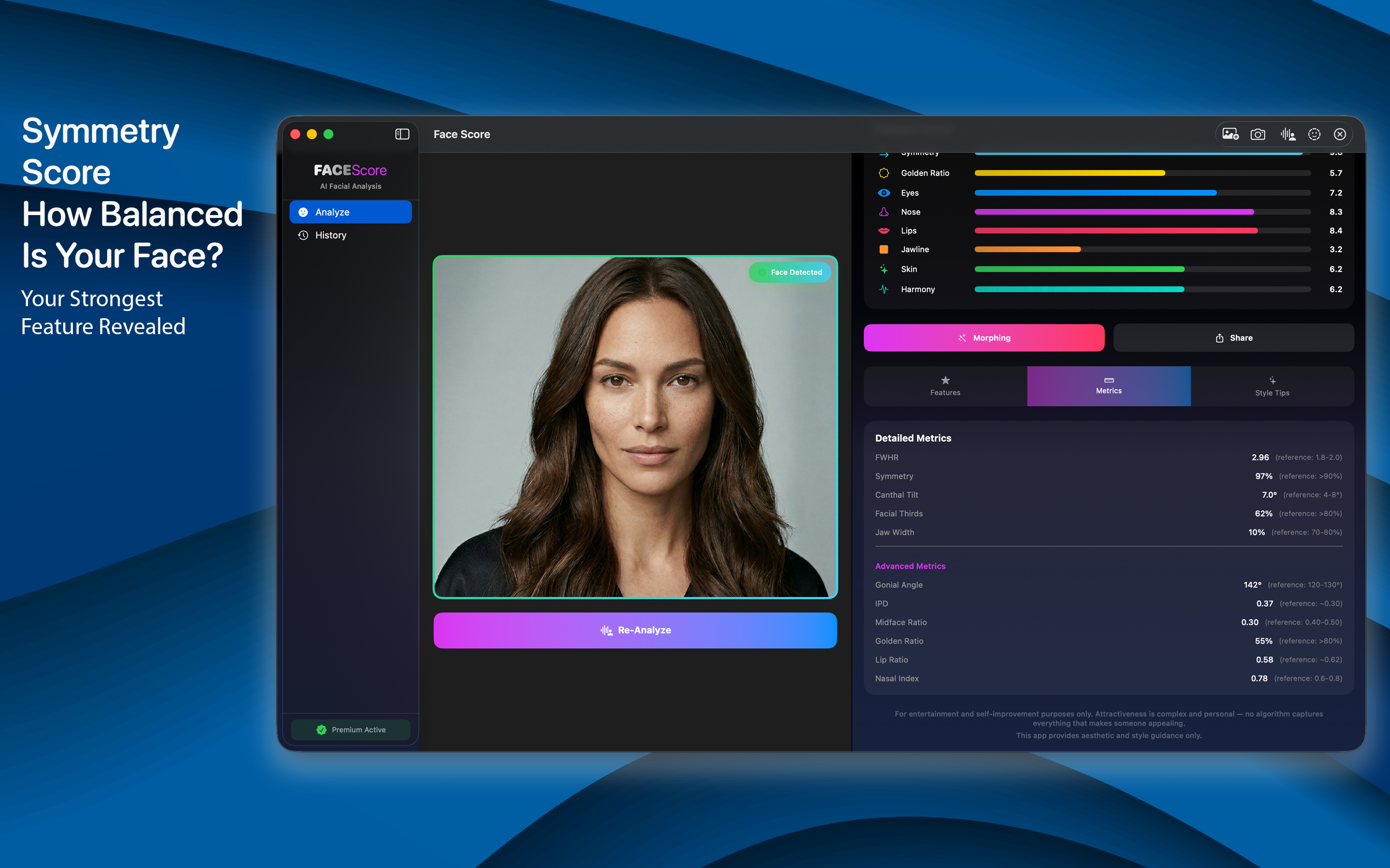 AI Face Score Mac screenshot 3
