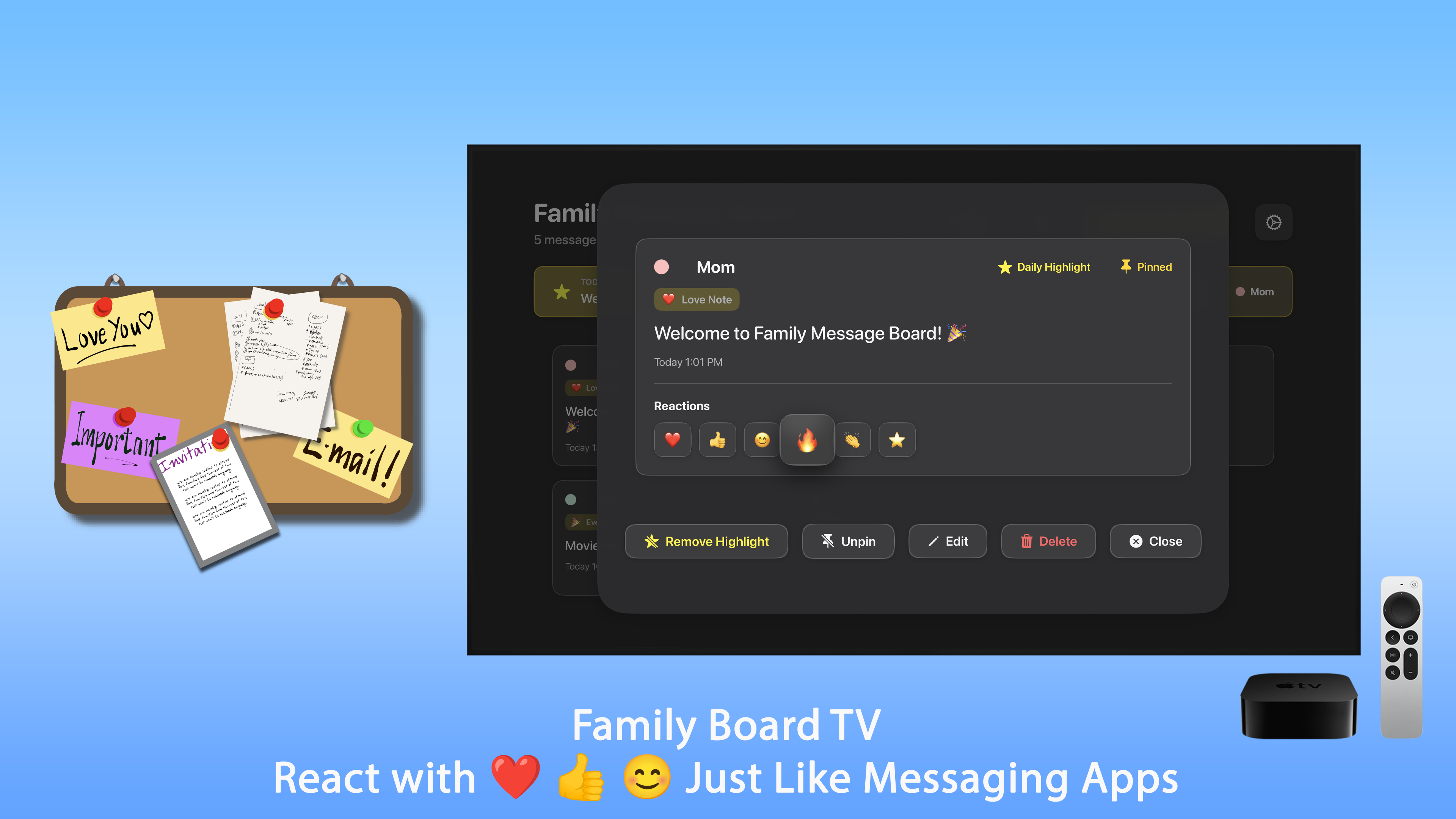 Family Board Apple TV screenshot 2