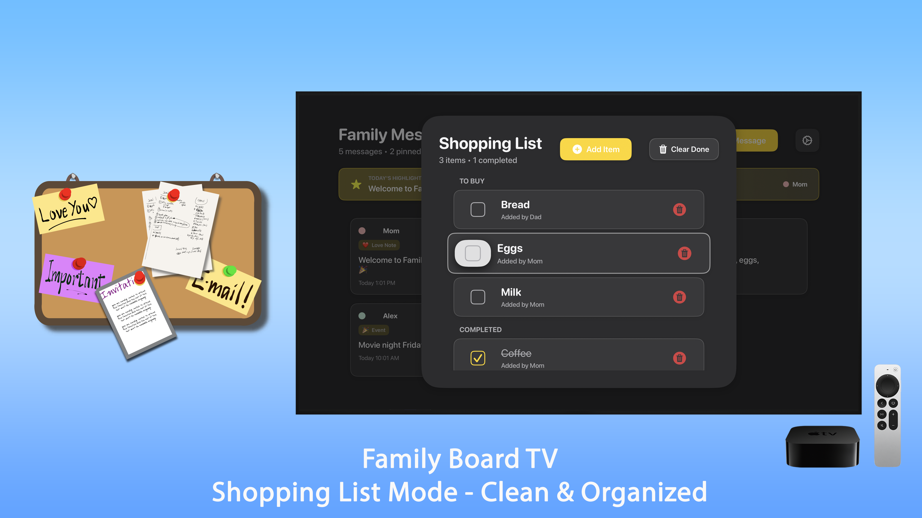 Family Board Apple TV screenshot 4