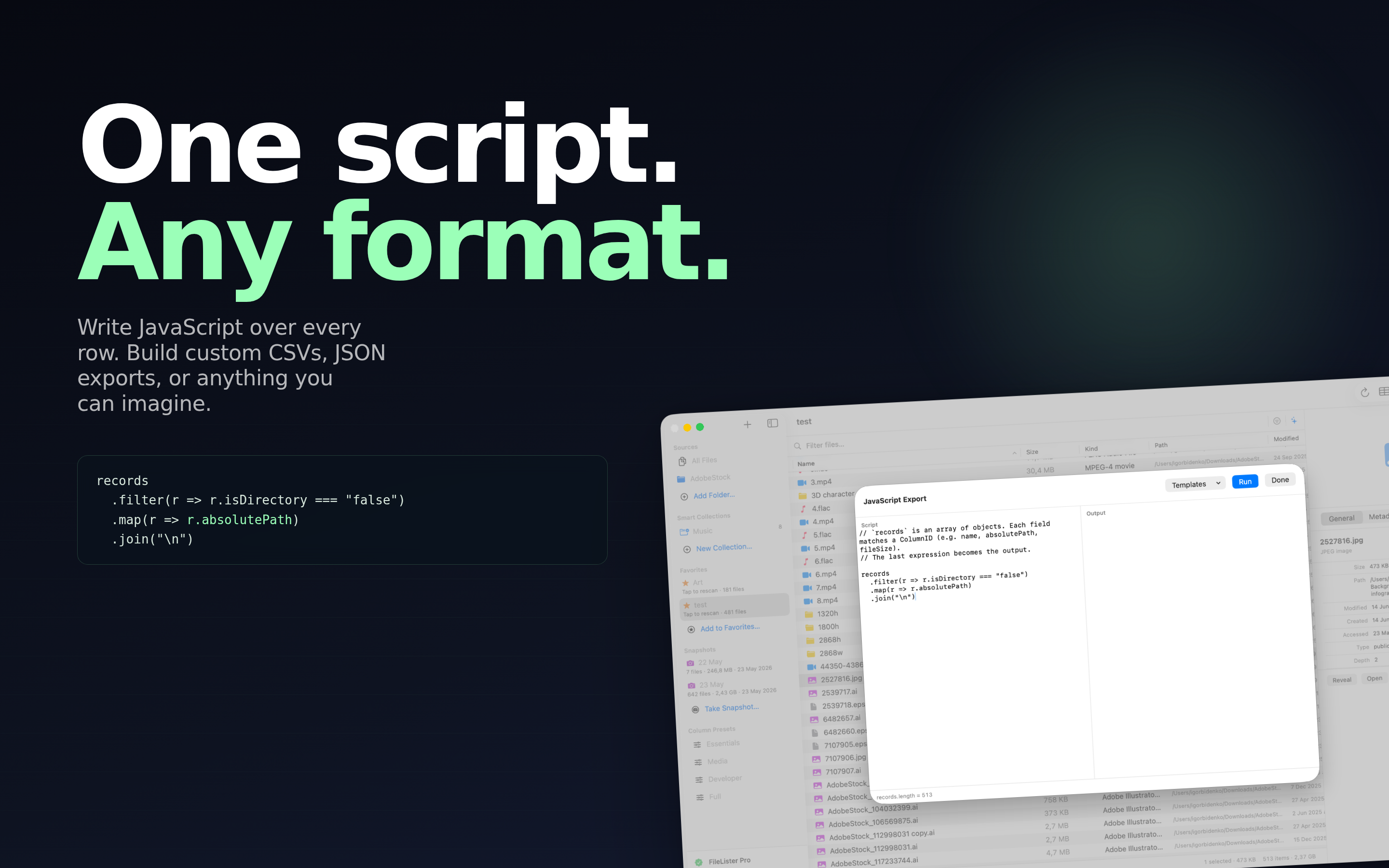 FileLister Mac screenshot 10
