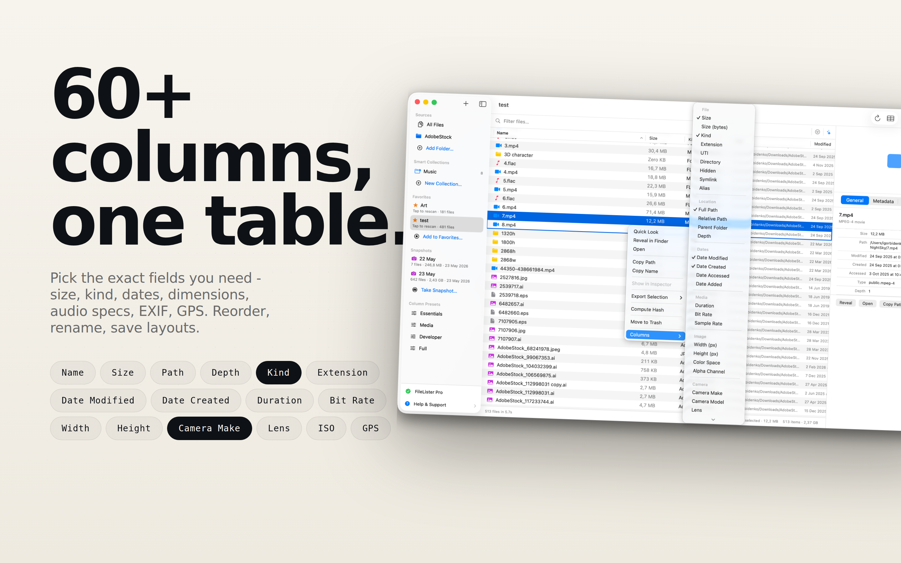 FileLister Mac screenshot 2