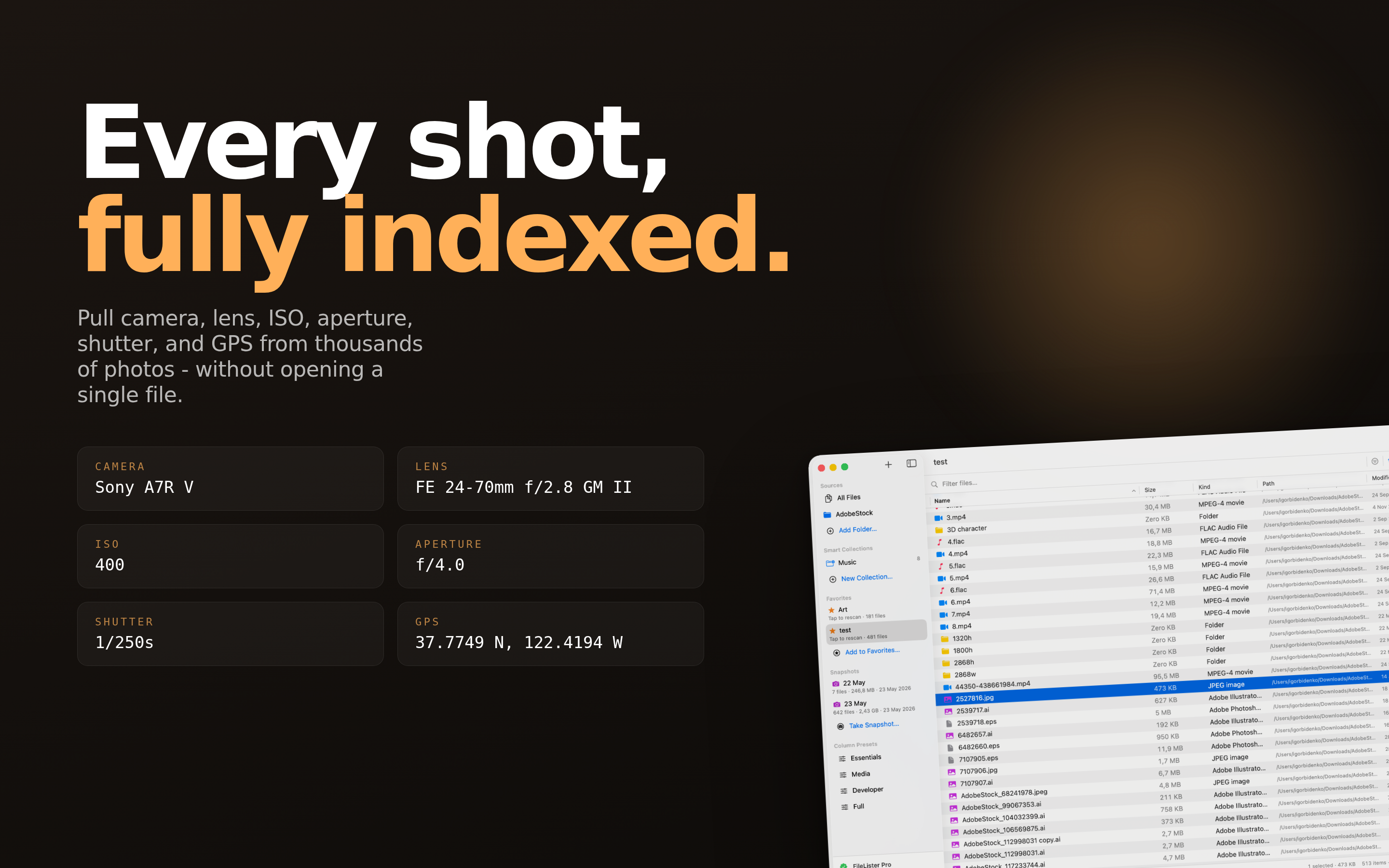 FileLister Mac screenshot 4