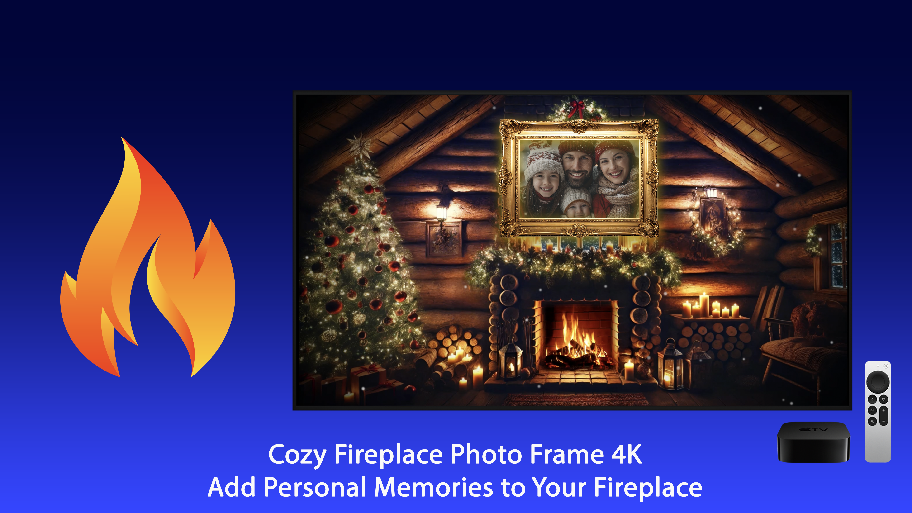 Cozy Fireplace Apple TV screenshot 1