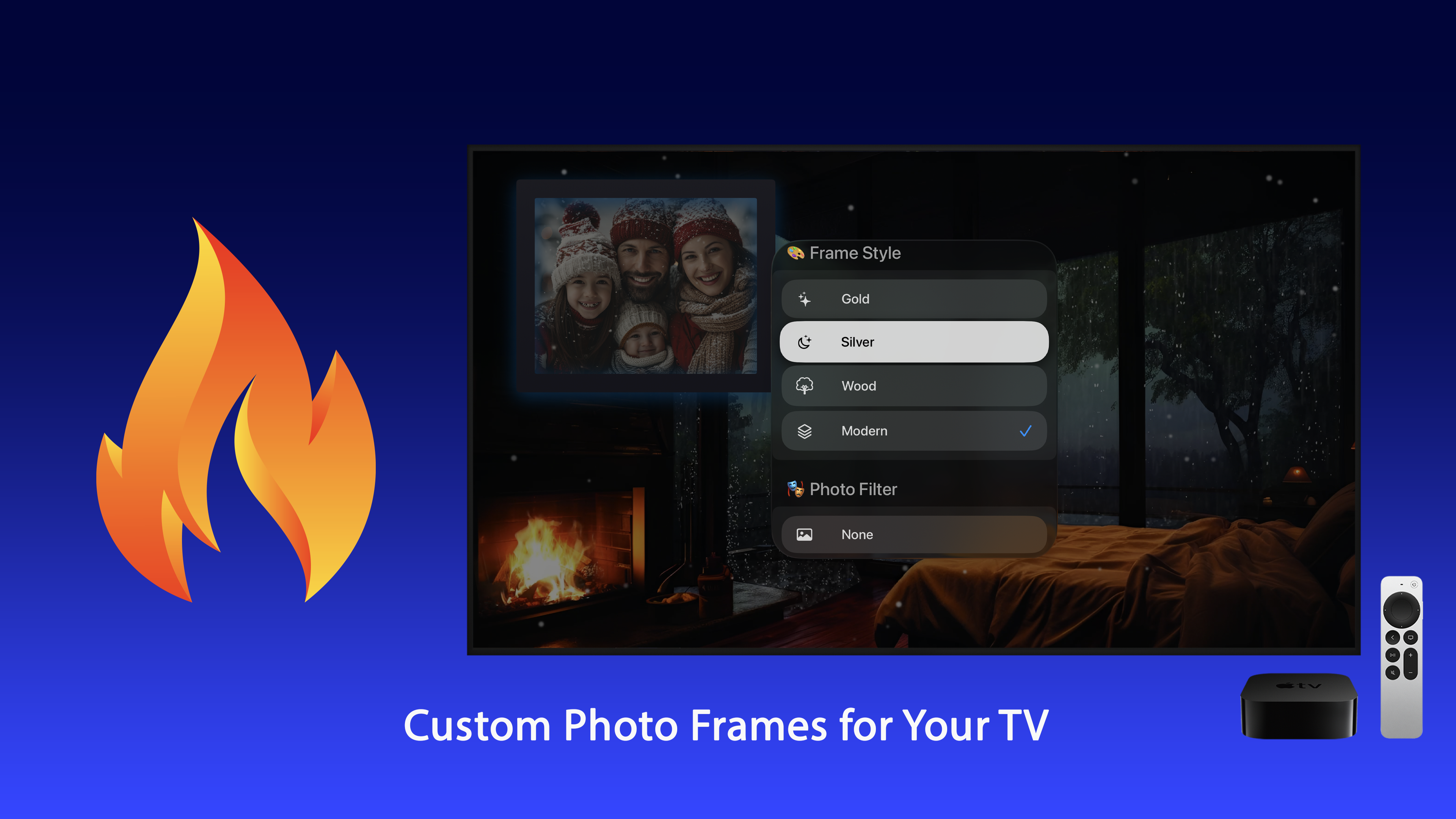 Cozy Fireplace Apple TV screenshot 3
