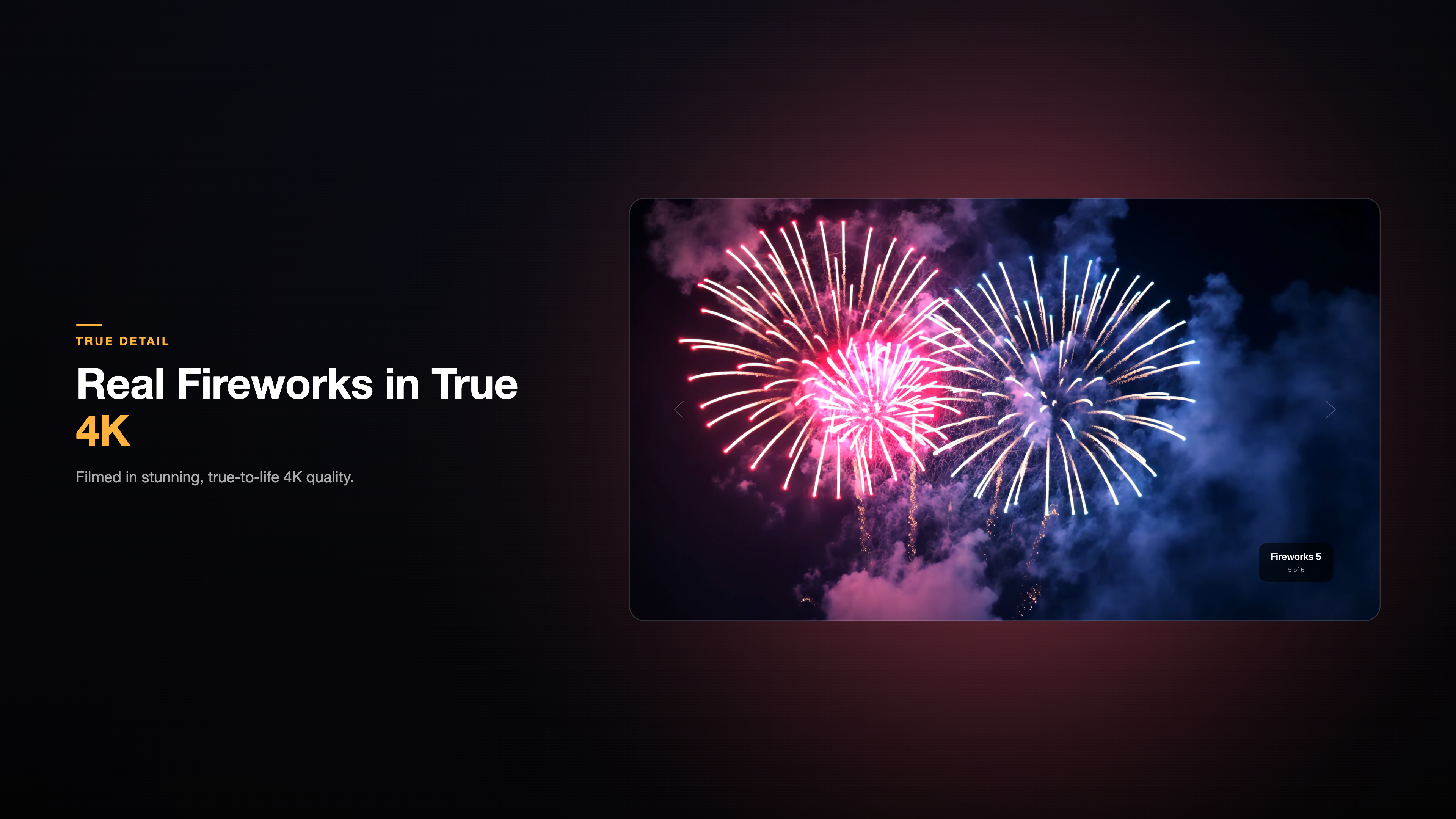 Fireworks 4K Apple TV screenshot 2