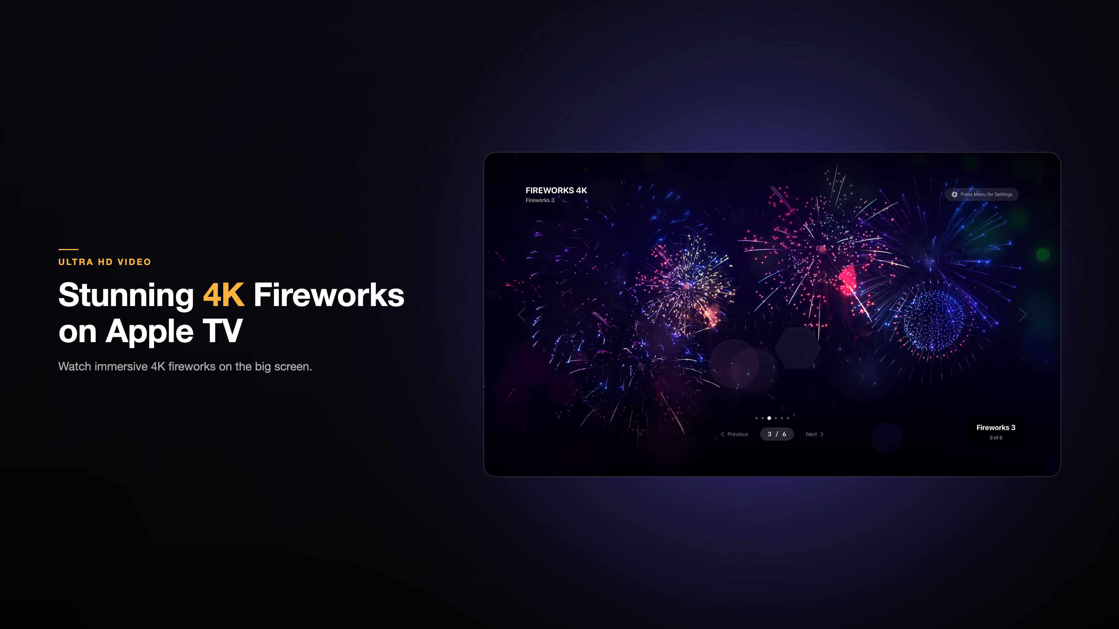 Fireworks 4K Apple TV screenshot 7