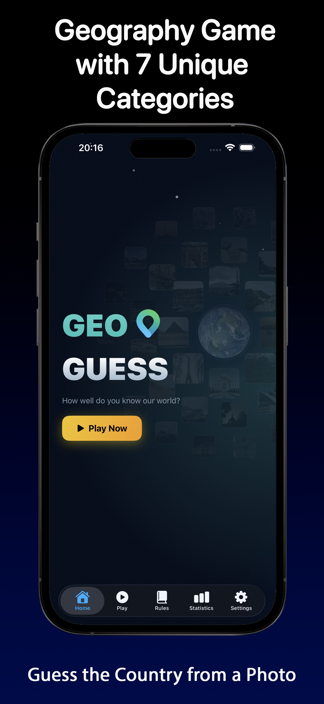 GeoGuess iPhone screenshot 2