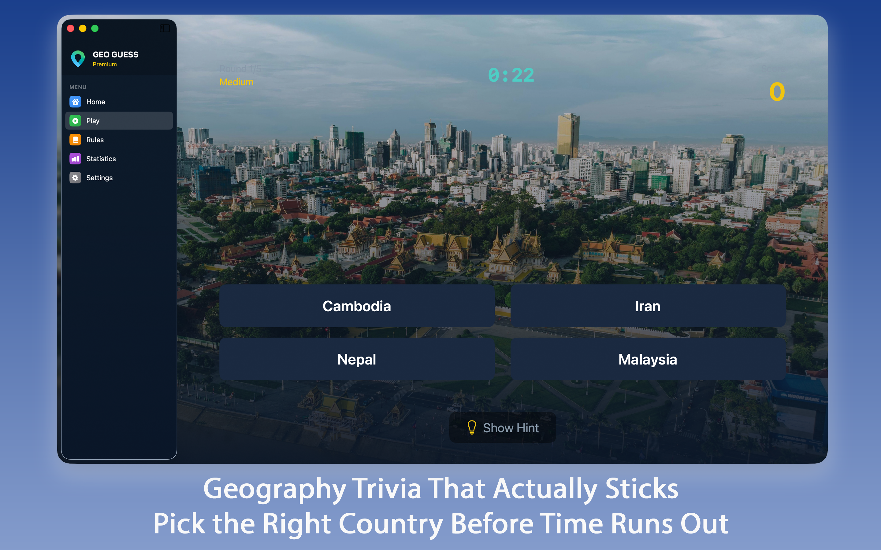 GeoGuess Mac screenshot 3