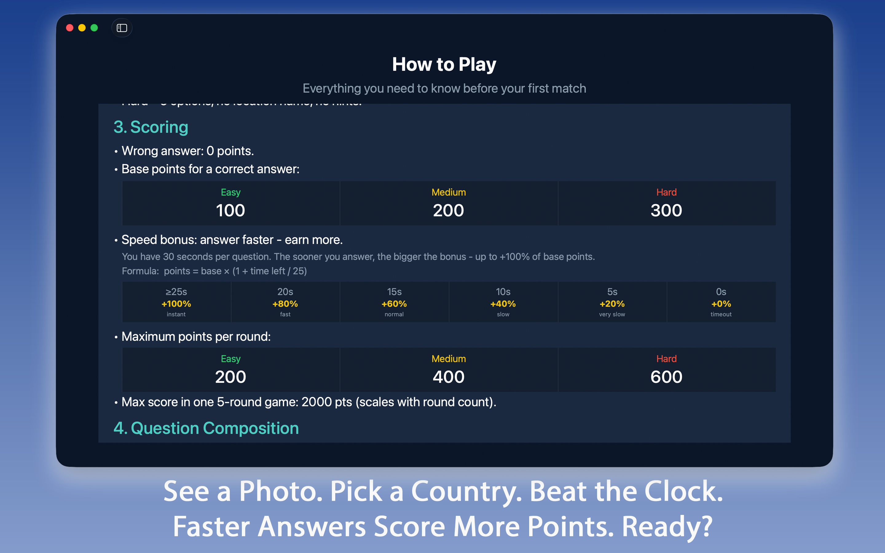 GeoGuess Mac screenshot 6