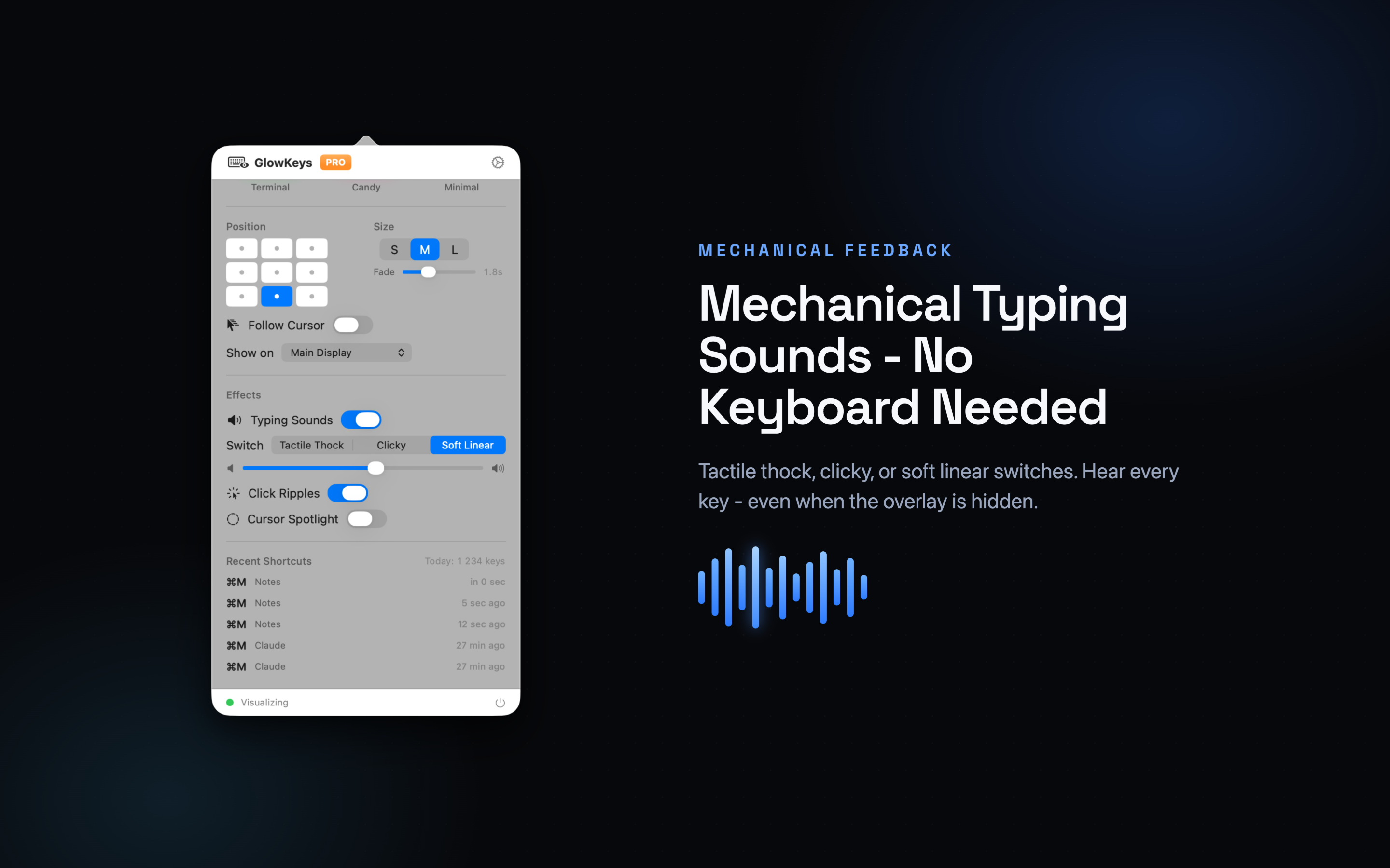 GlowKeys Mac screenshot 4