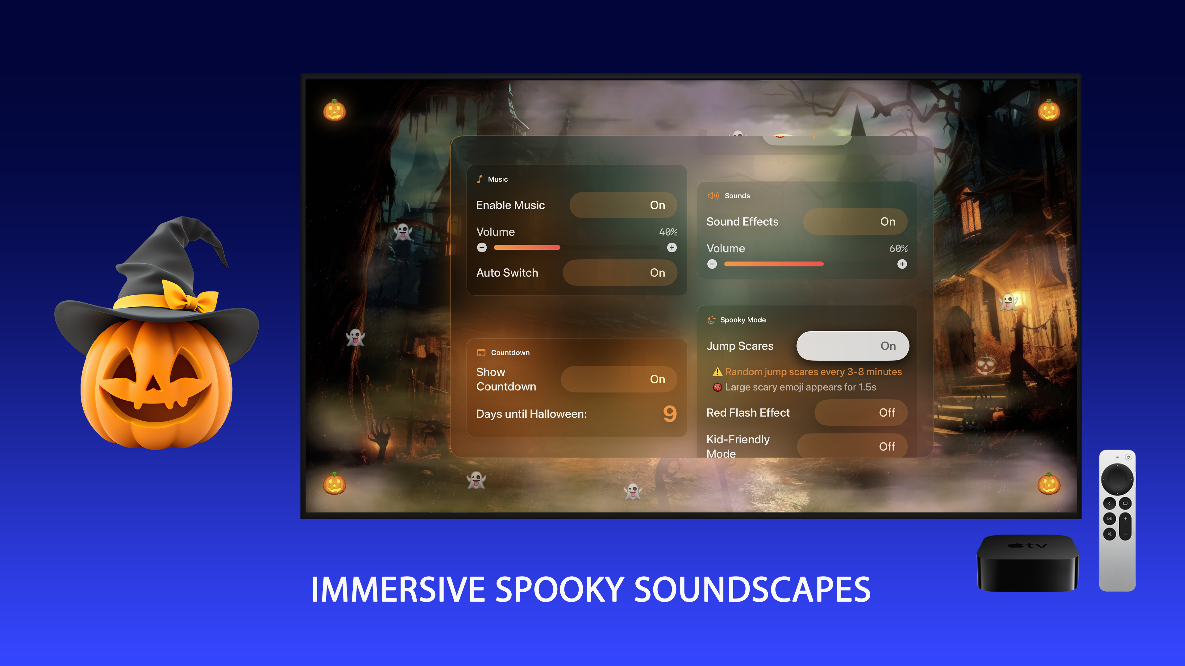 Spooky Halloween Apple TV screenshot 5