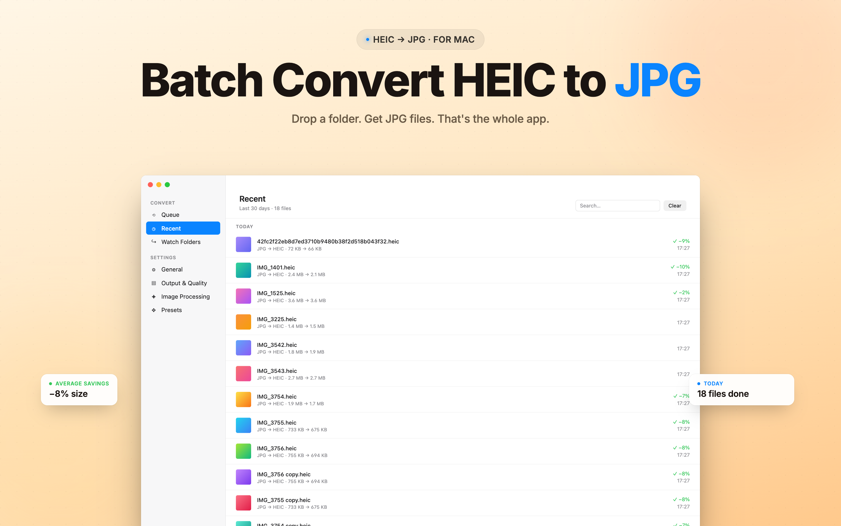 HEIC Converter screenshot 1