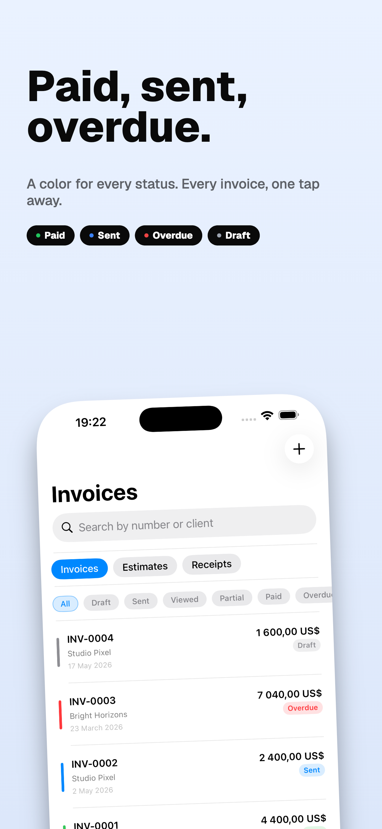 Invoice Maker iPhone screenshot 2
