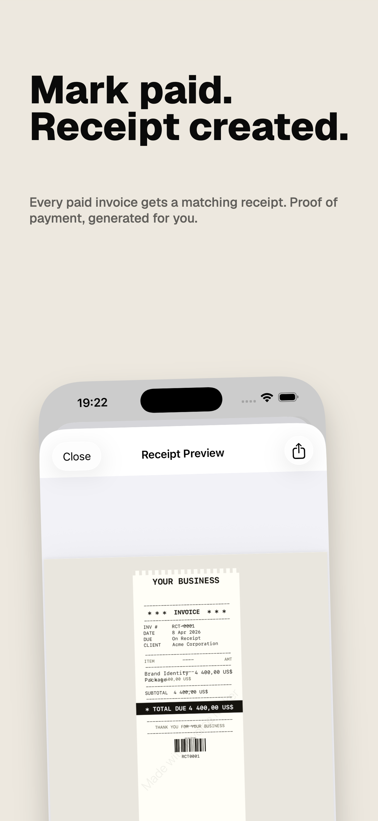 Invoice Maker iPhone screenshot 8